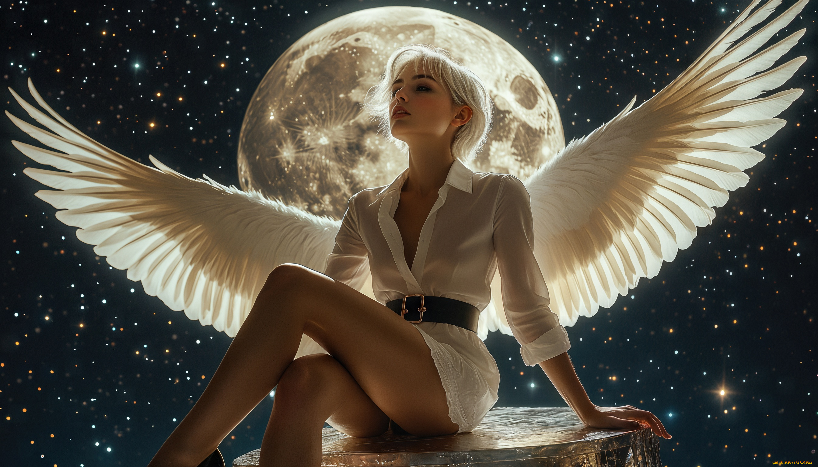 девушка, 3д, графика, ангел, , angel, фигурка, ножки, секси, грудь, ангел, крылья