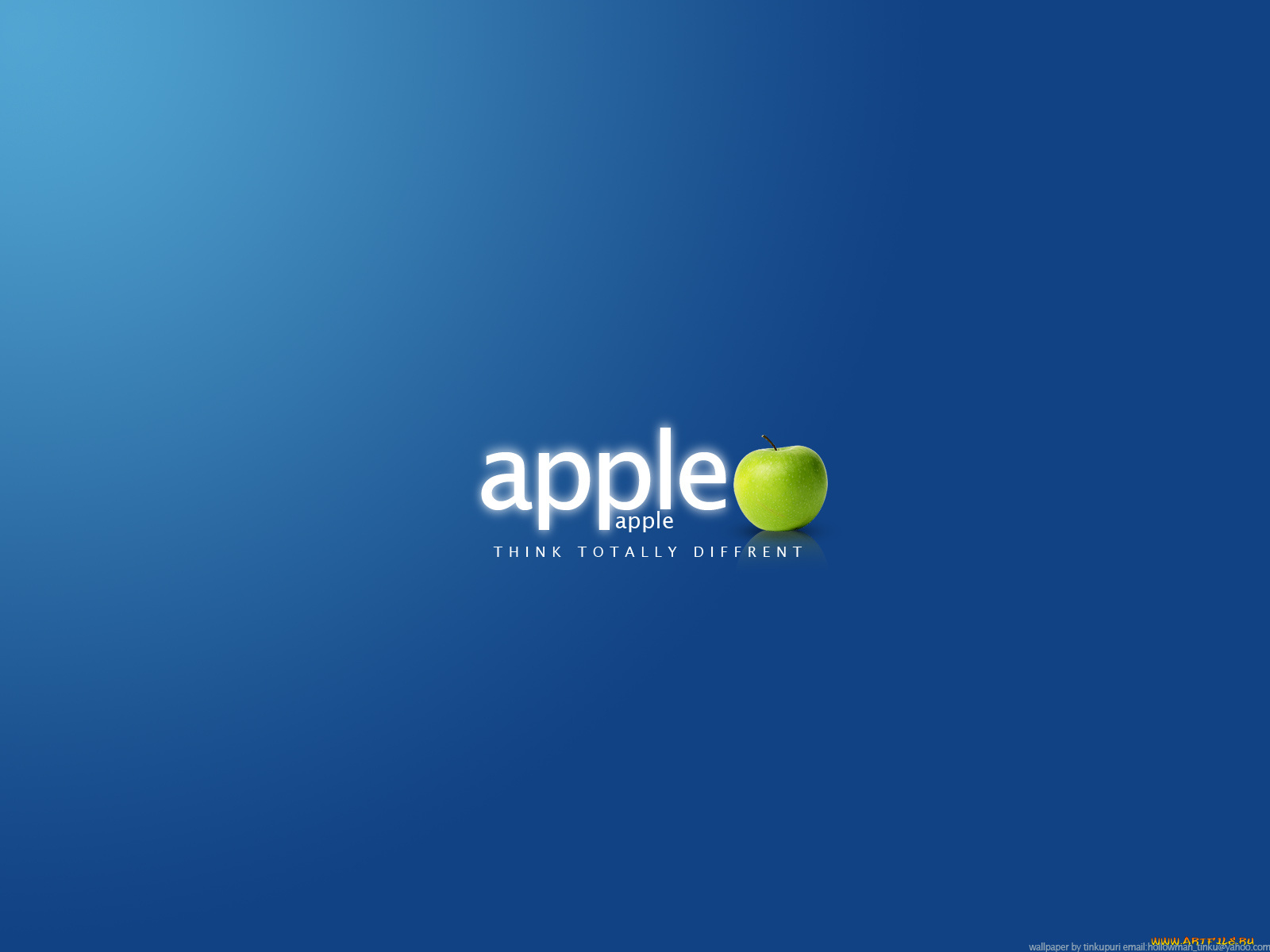 apple, blue, компьютеры
