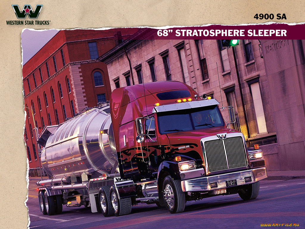 автомобили, western, star