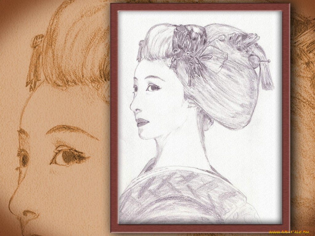 рисованные, люди