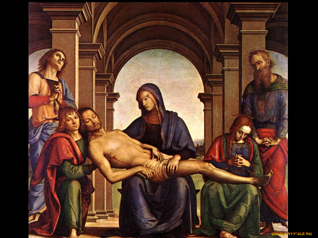 пьета, рисованные, pietro, perugino