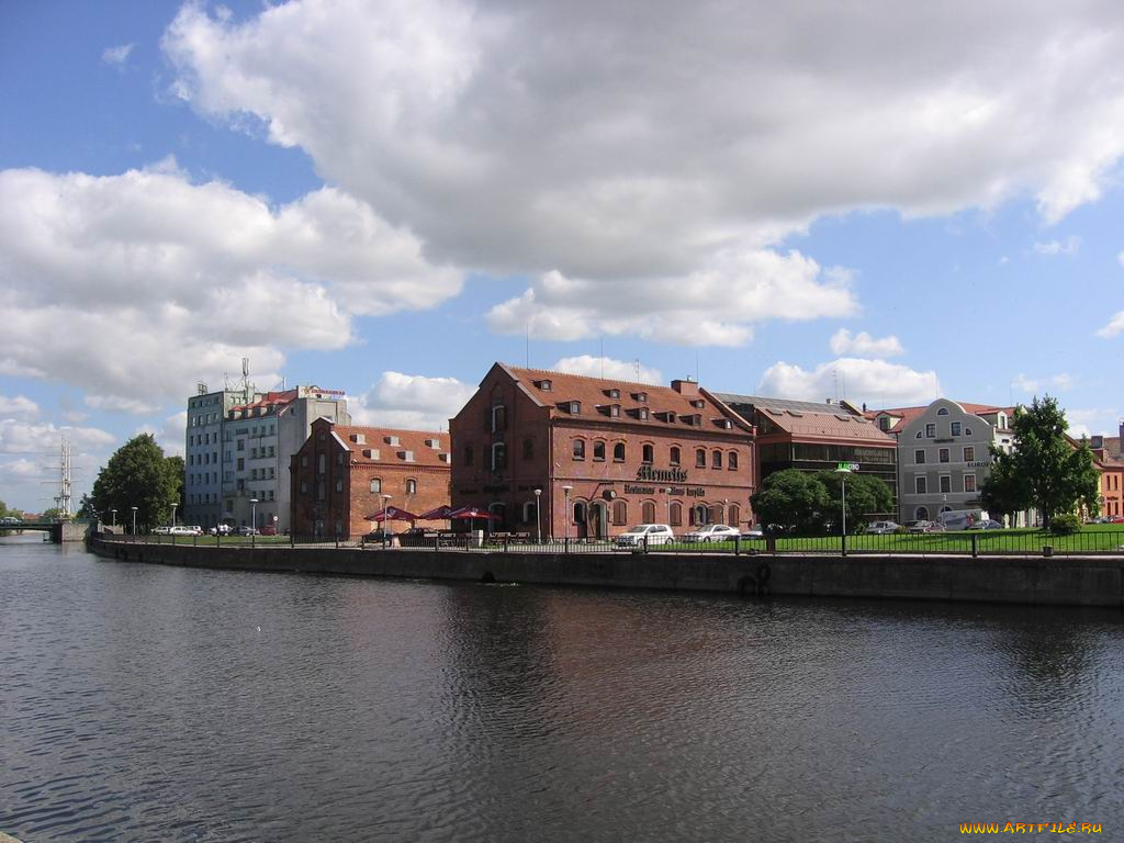 клайпеда, литва, города, панорамы