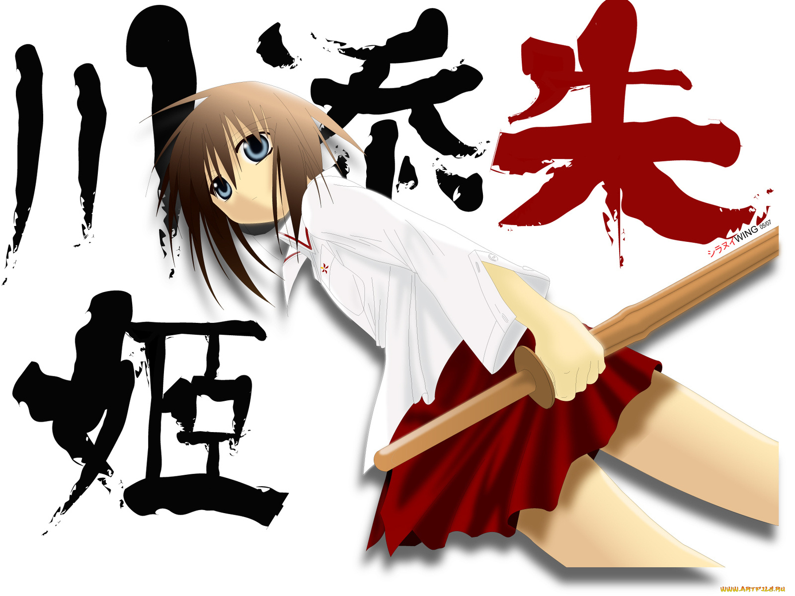 аниме, bamboo, blade