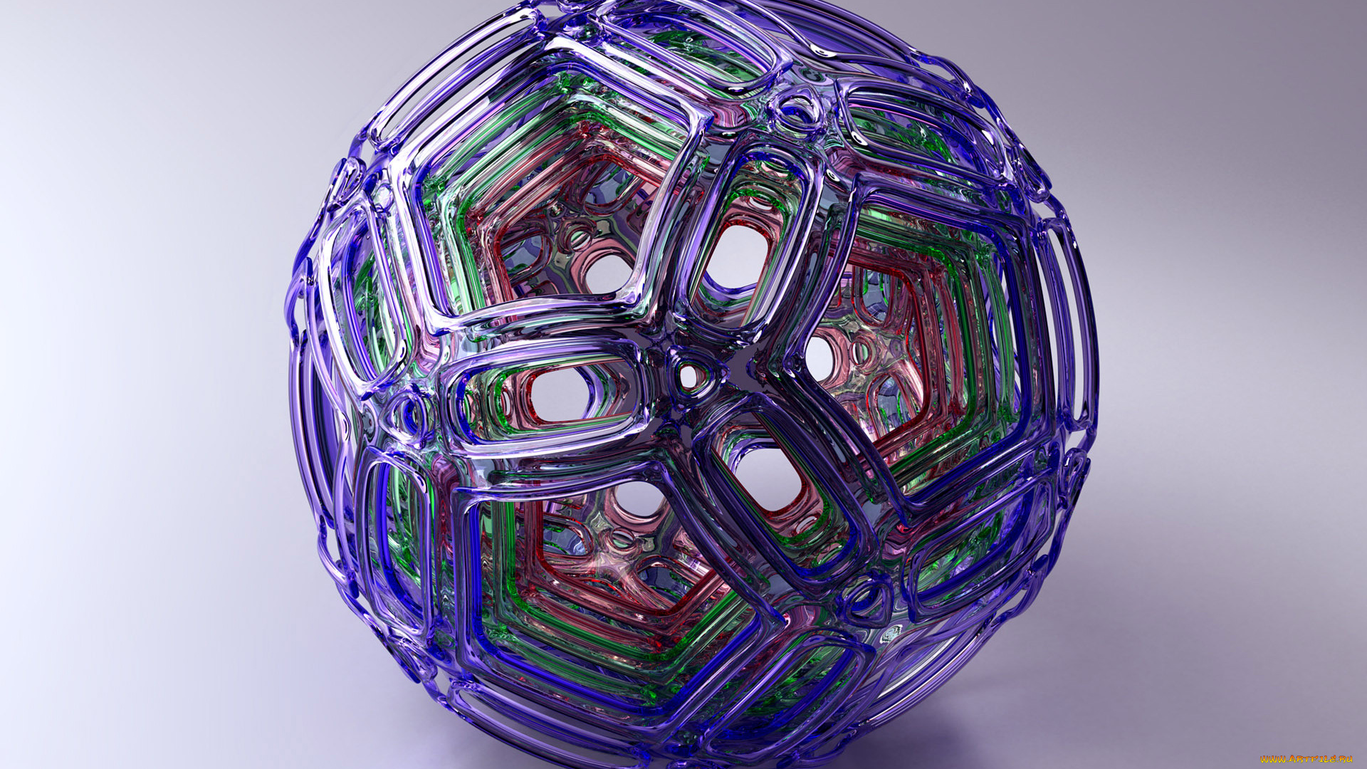 3д, графика, шары