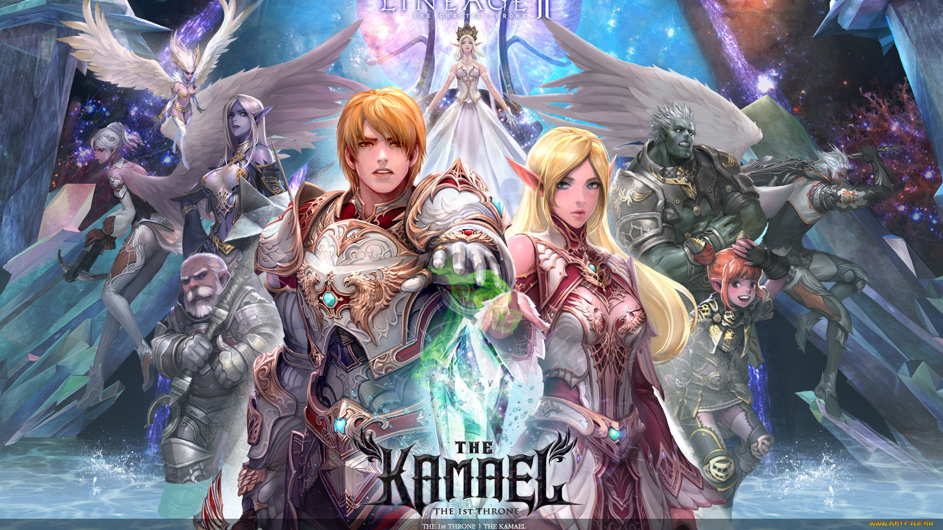 видео, игры, lineage, ii, the, chaotic, throne, gracia