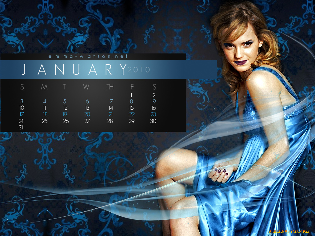 emma, watson, календари, знаменитости