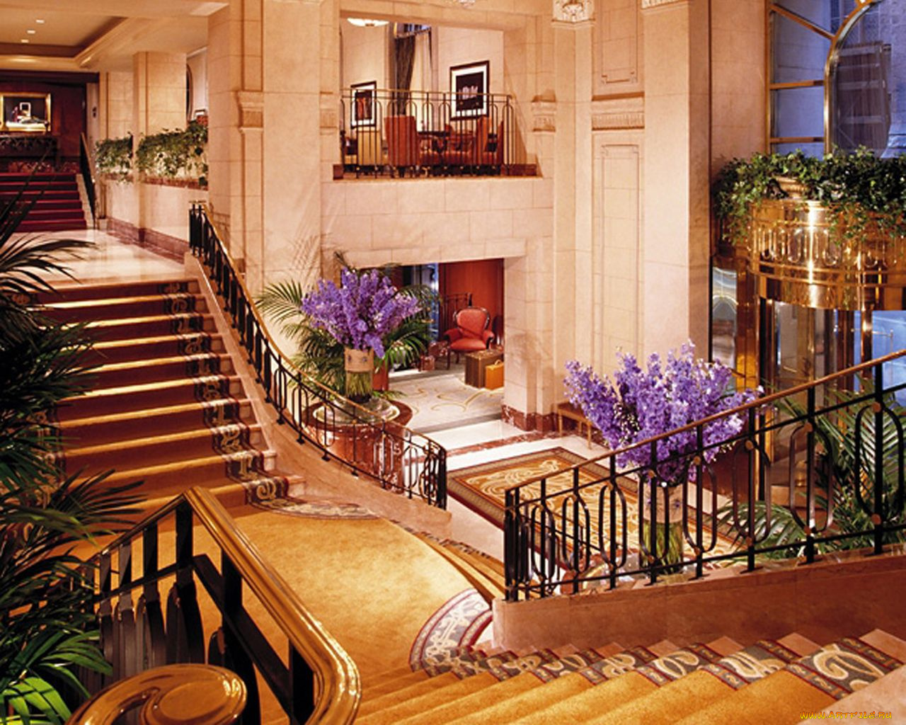 интерьер, холлы, лестницы, корридоры