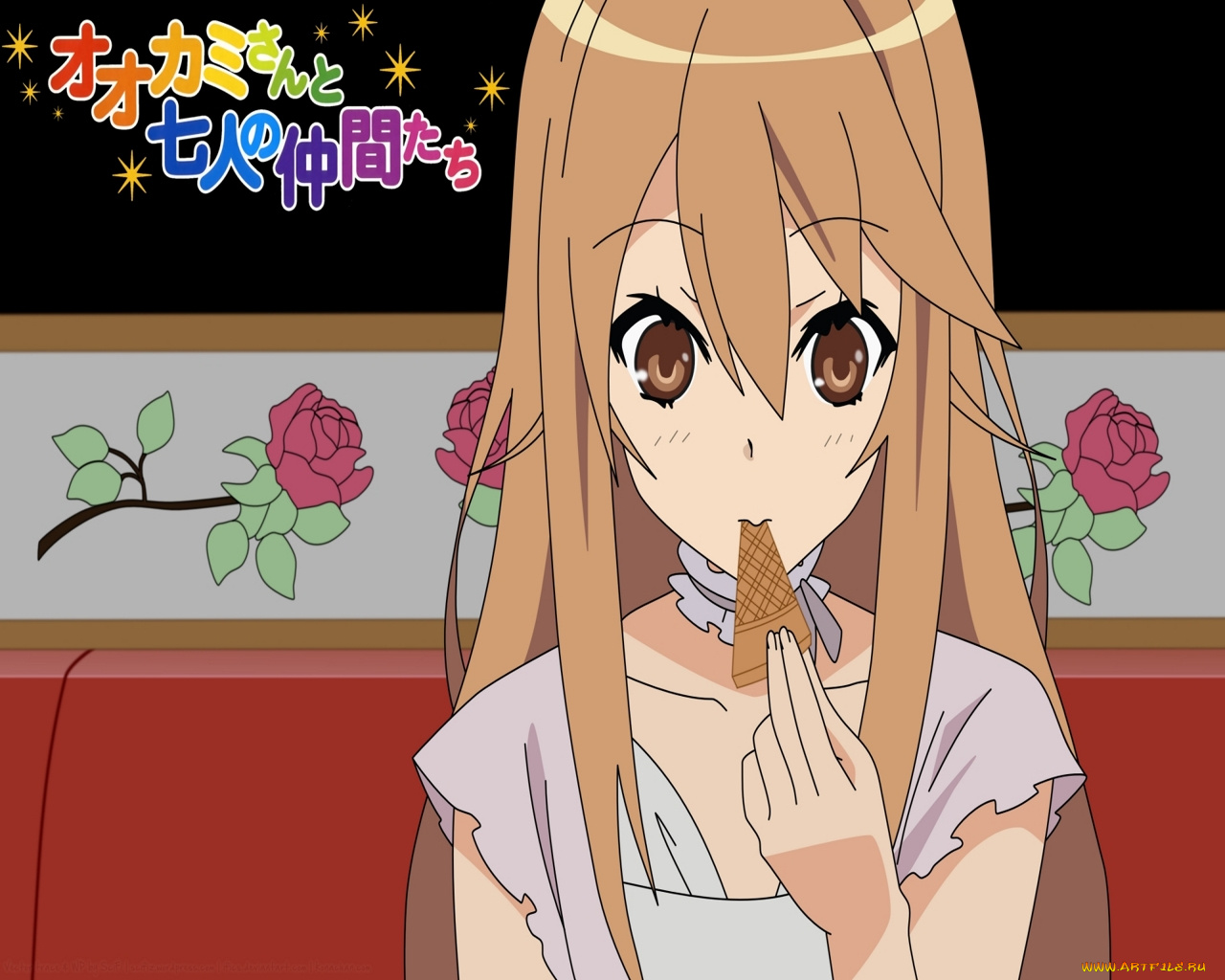 аниме, ookami, san, to, shichinin, no, nakama, tachi