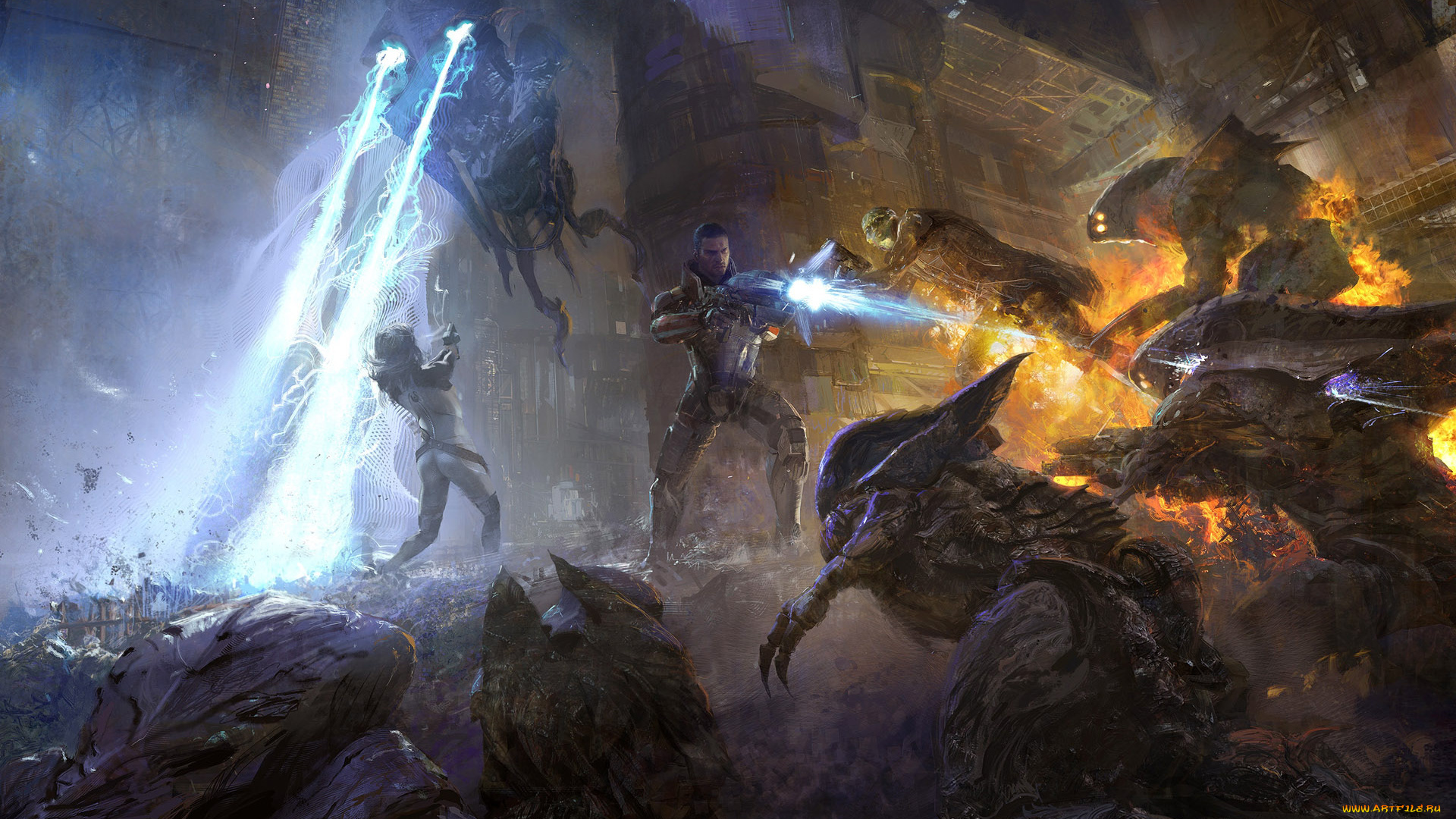 mass, effect, видео, игры