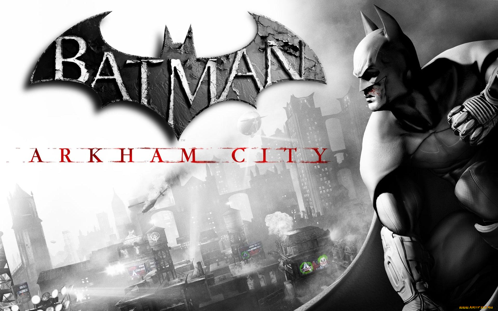 batman, arkham, city, видео, игры