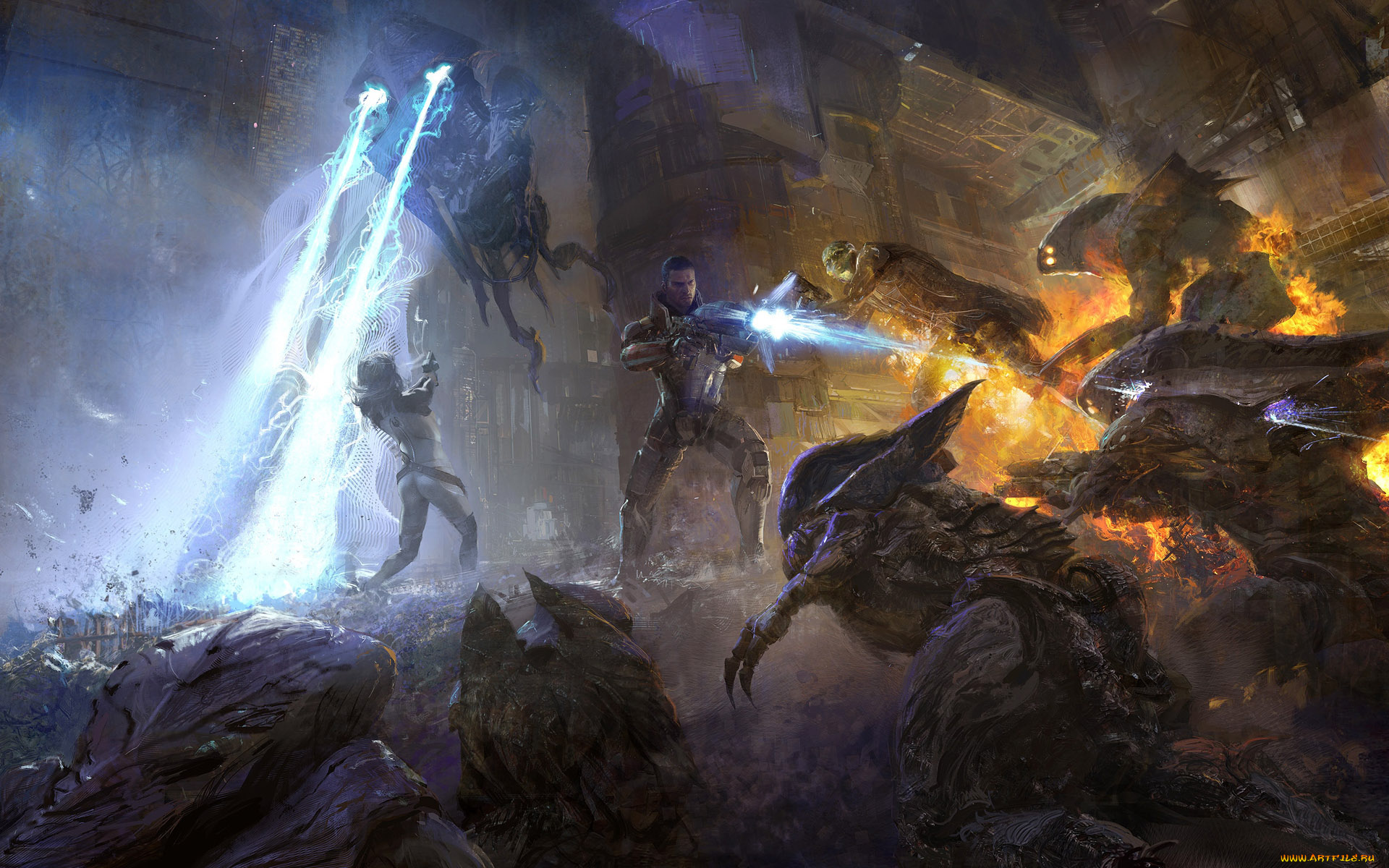 mass, effect, видео, игры