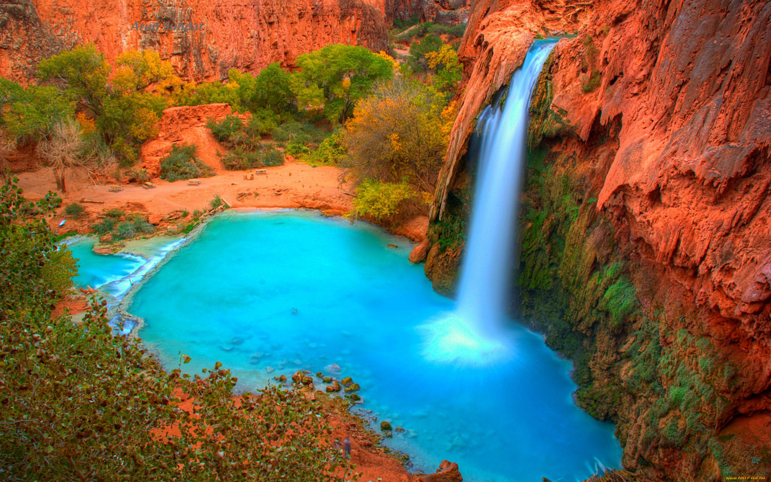 природа, водопады