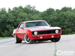 Картинка 1969 chevy camaro автомобили
