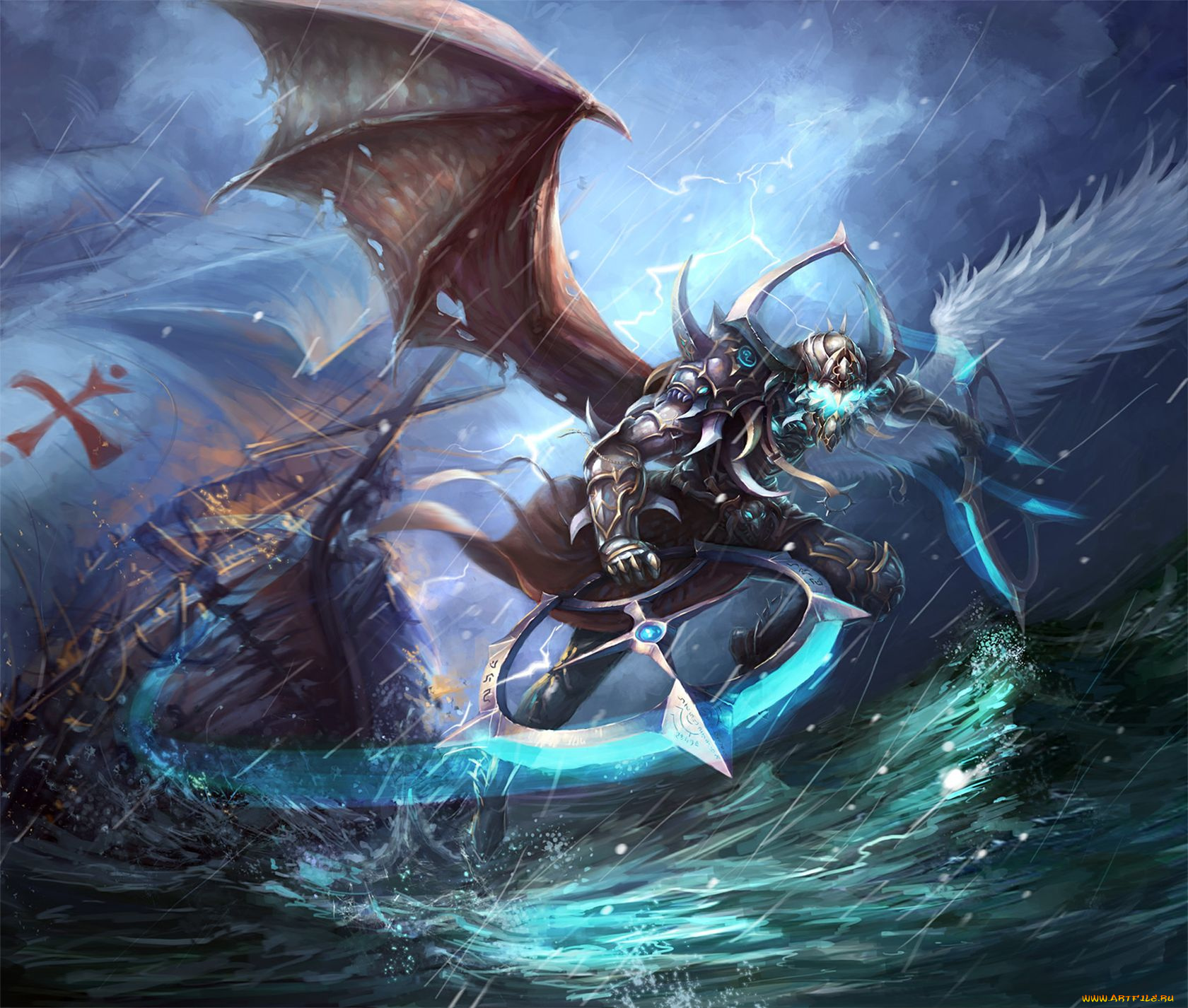 by, redpeggy, фэнтези, существа, магия