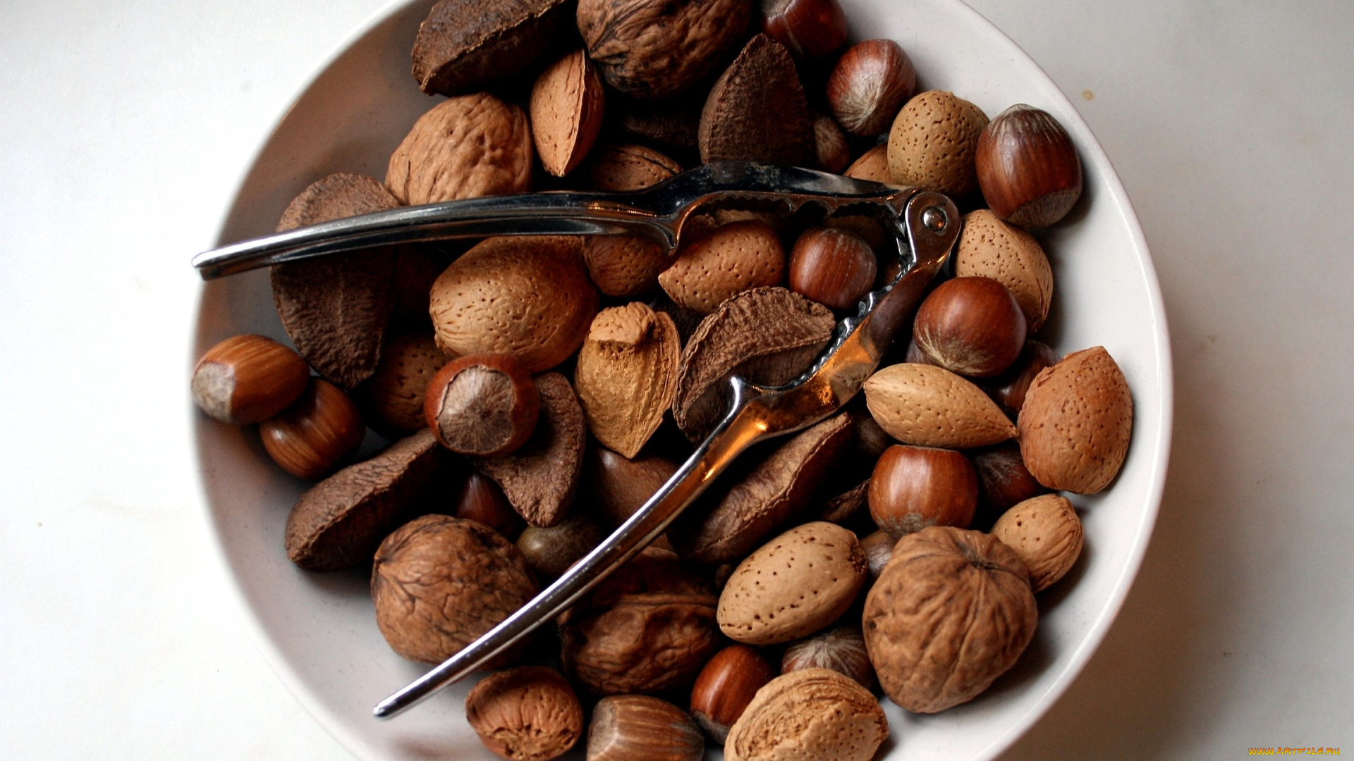 еда, орехи, каштаны, миндаль, фундук, грецкий, орех