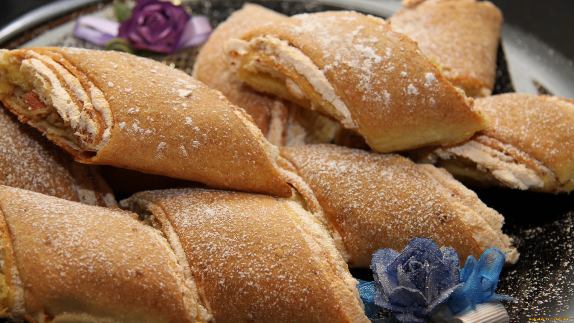 еда, пирожные, кексы, печенье, выпечка, десерт, рулет, сладкое