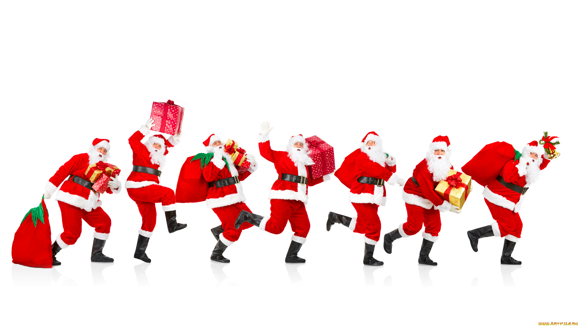 праздничные, дед, мороз, подарки