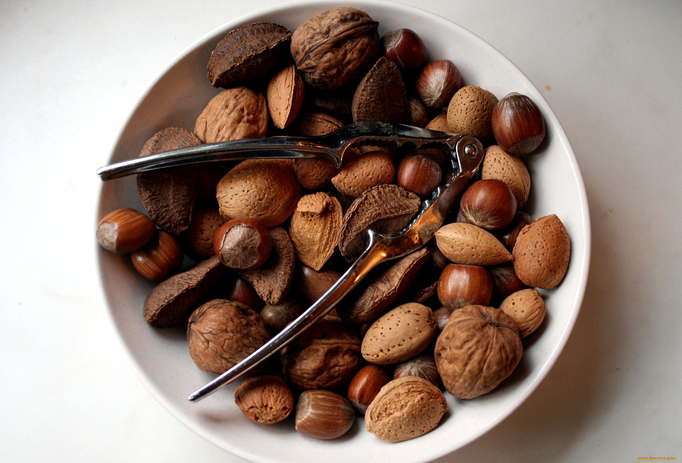 еда, орехи, каштаны, миндаль, фундук, грецкий, орех