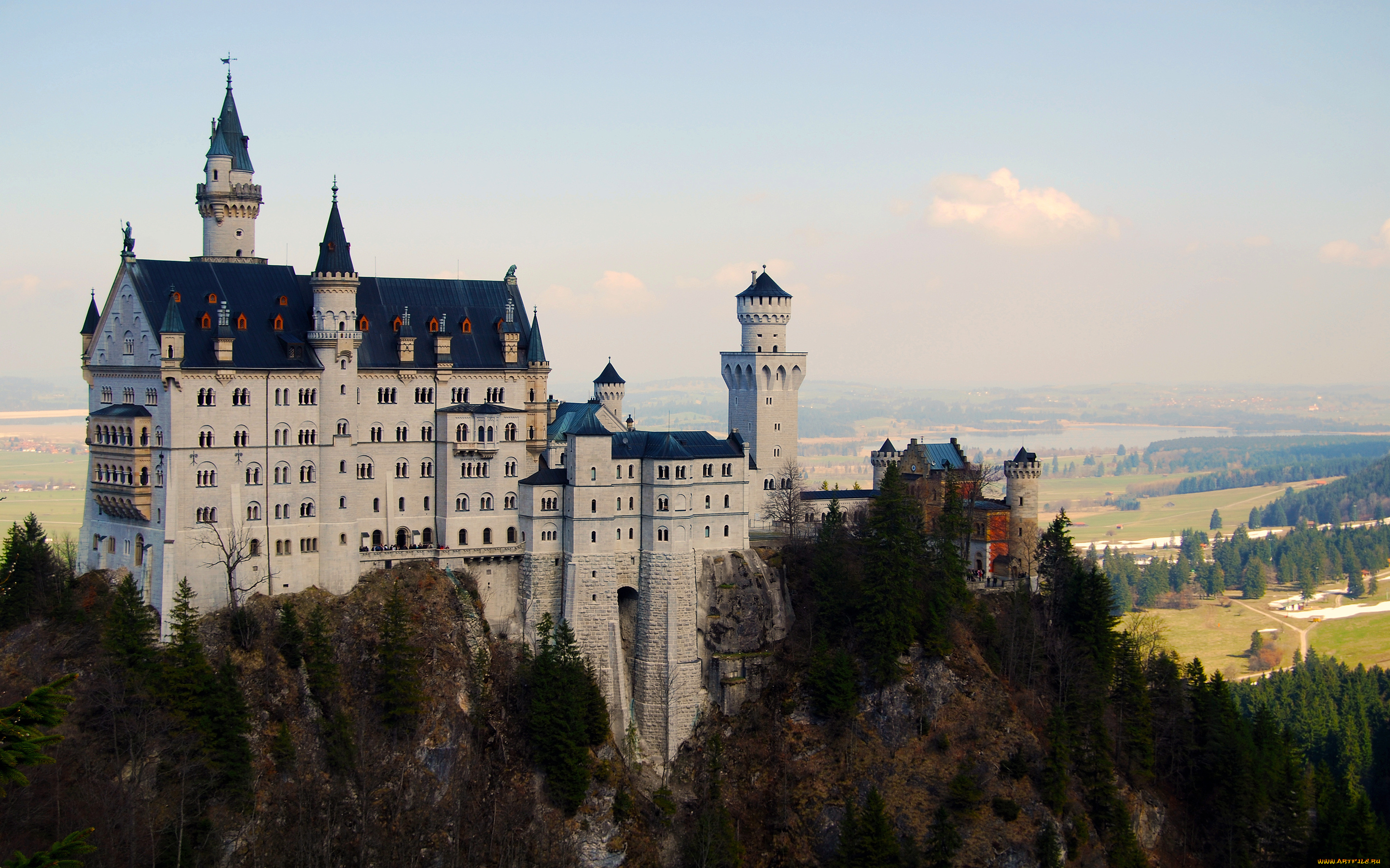 neuschwanstein, castle, germany, города, замок, нойшванштайн, германия