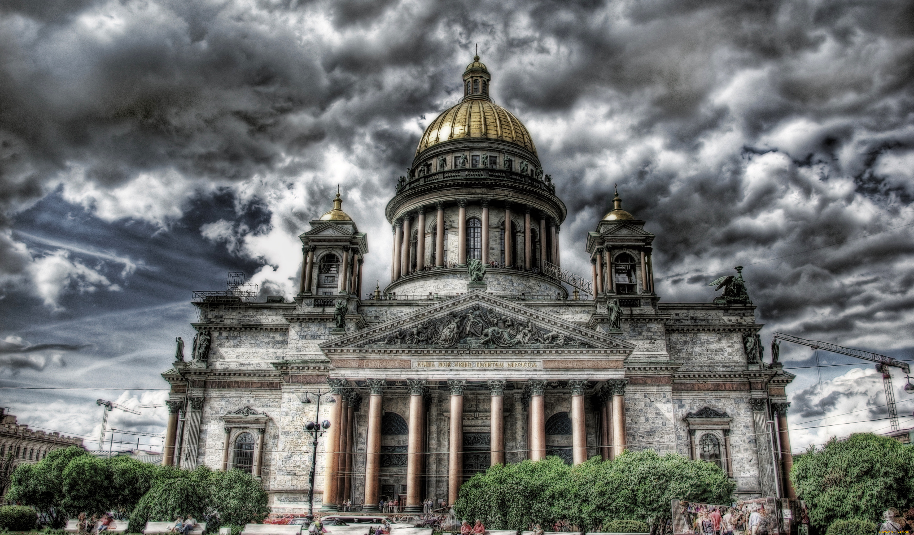 saint, isaac`s, cathedral, города, санкт, петербург, петергоф, россия, исаакиевский, собор