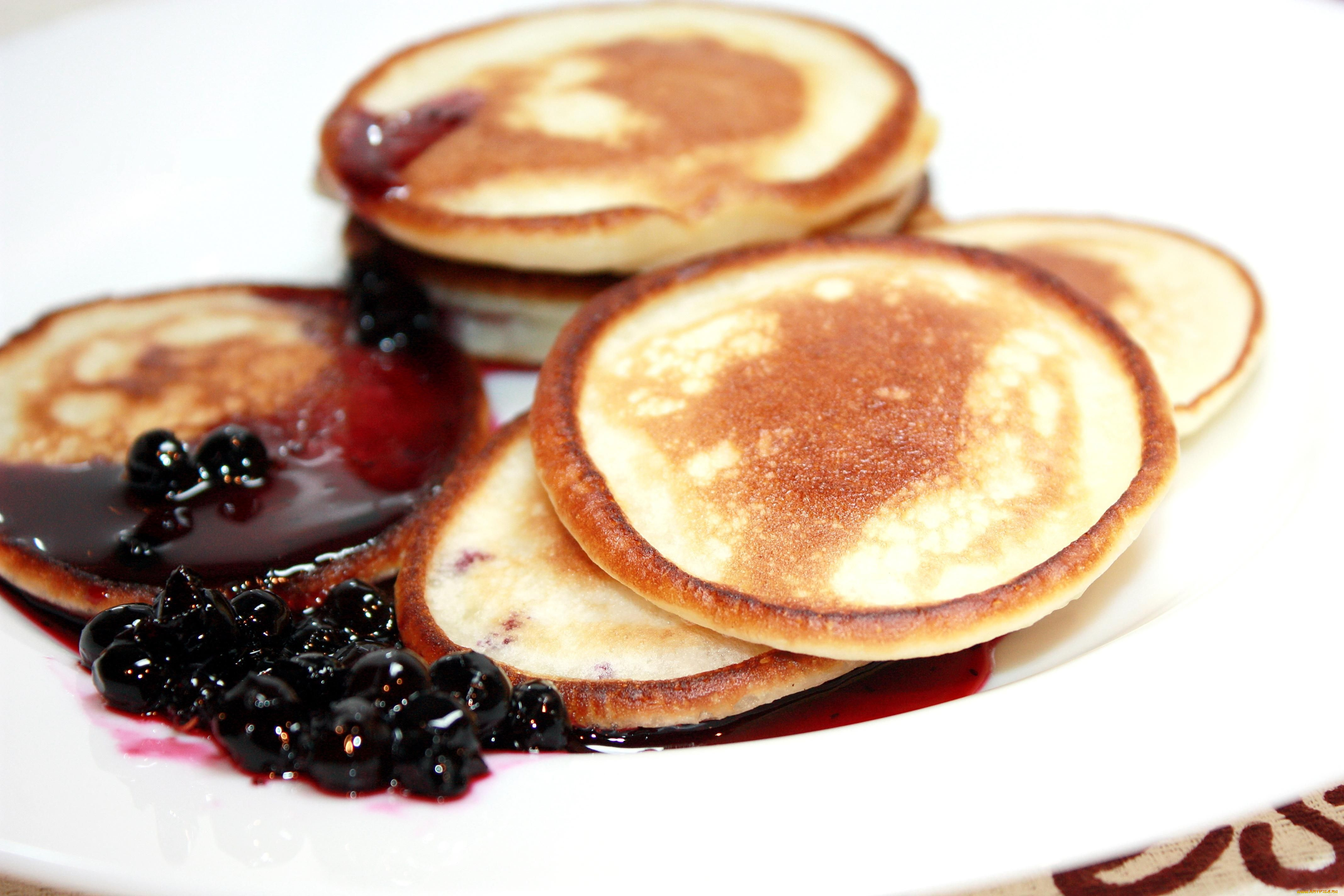 еда, блины, оладьи, варенье