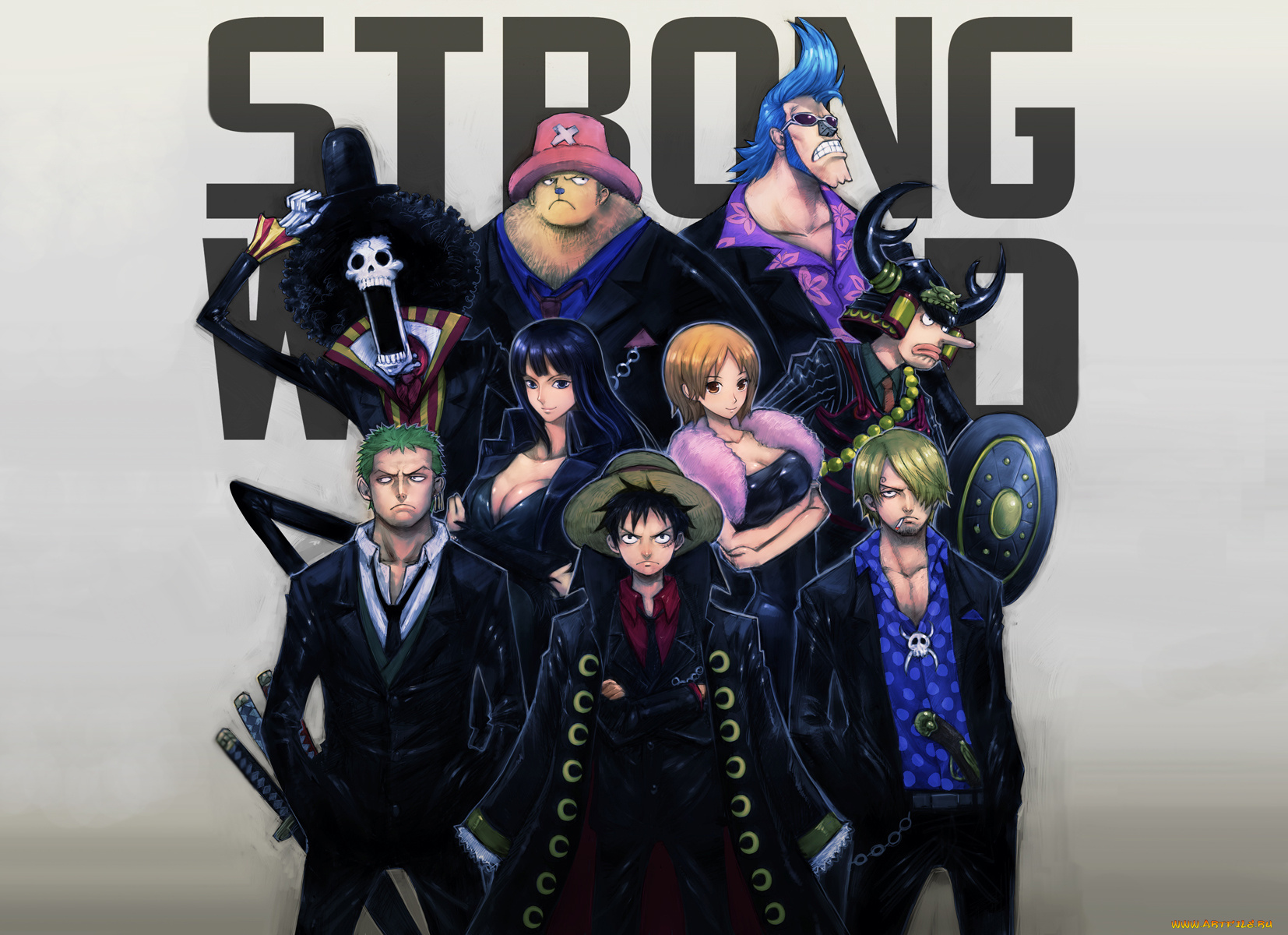 аниме, one, piece, nami, monkey, d, luffy, sanji, roronoa, zoro, usopp, chopper, nico, robin, franky, brook