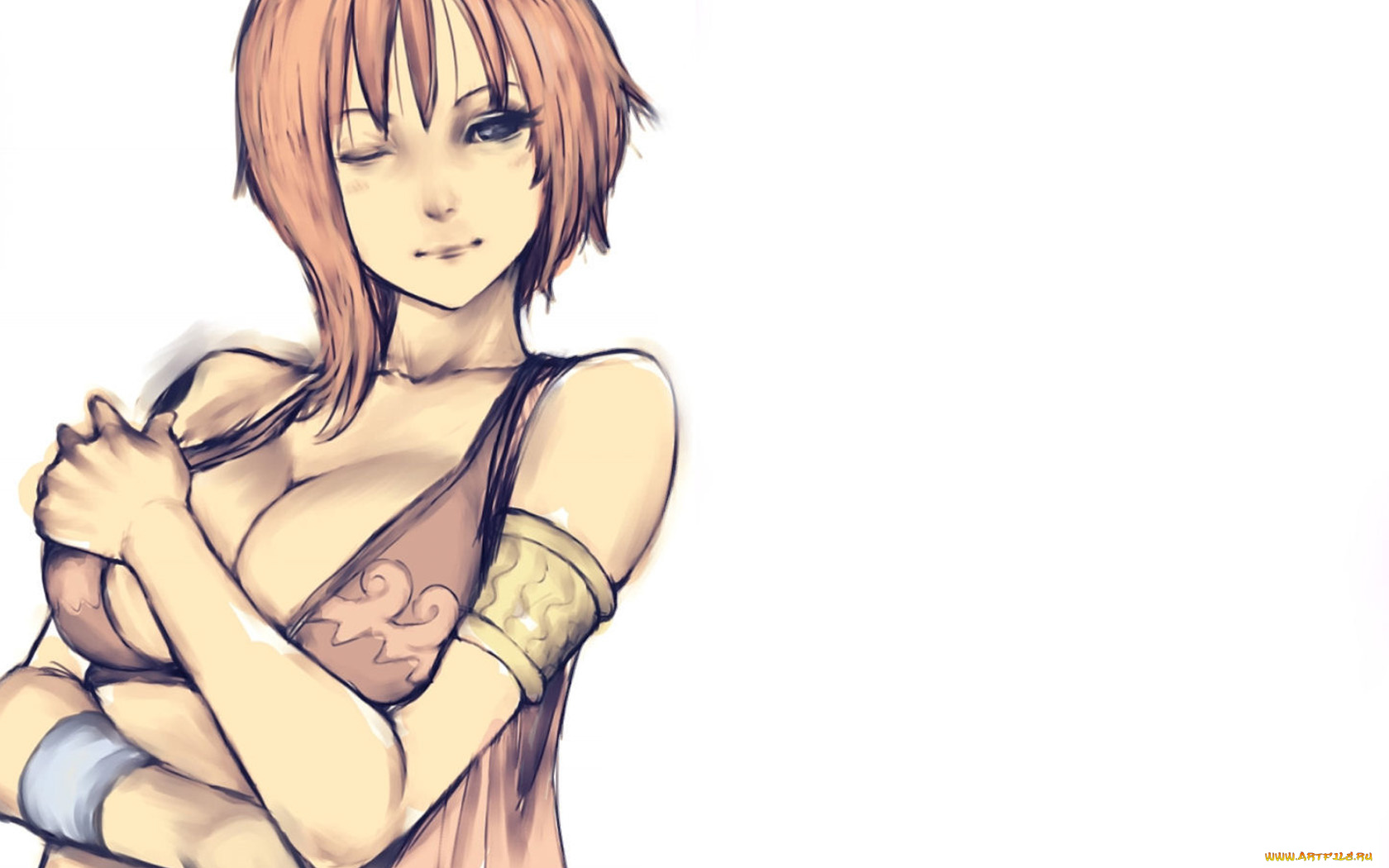 аниме, one, piece, nami