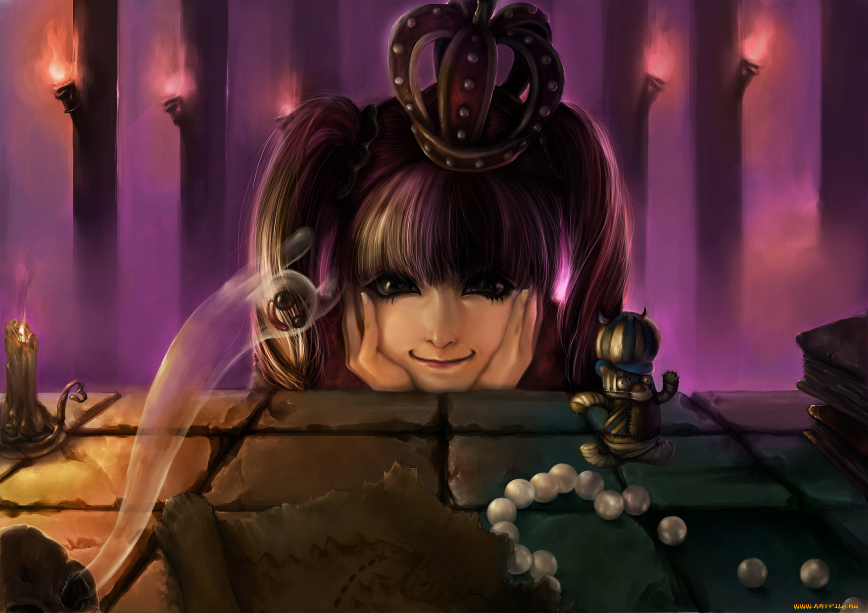 аниме, one, piece, perona