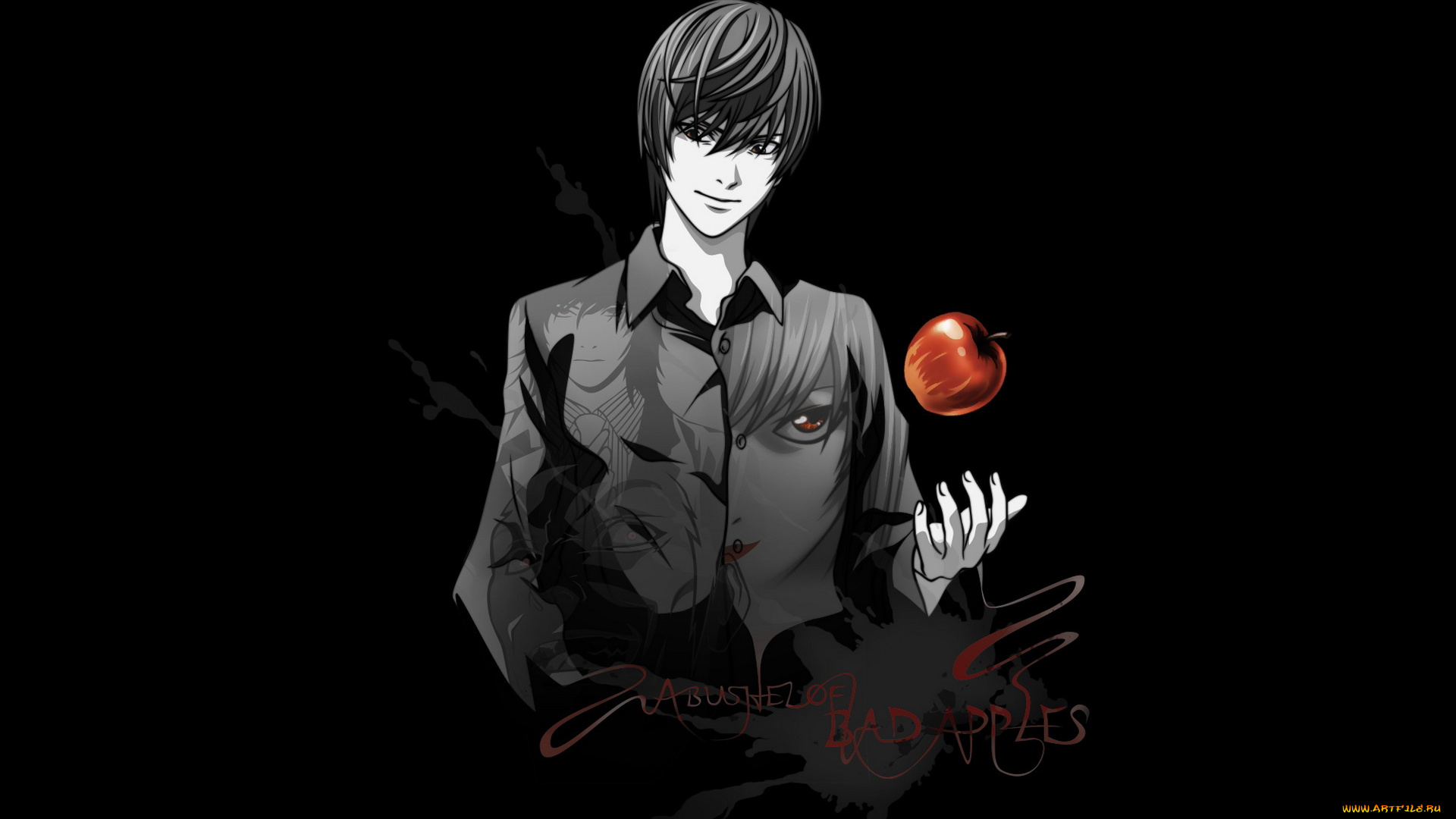 аниме, death, note