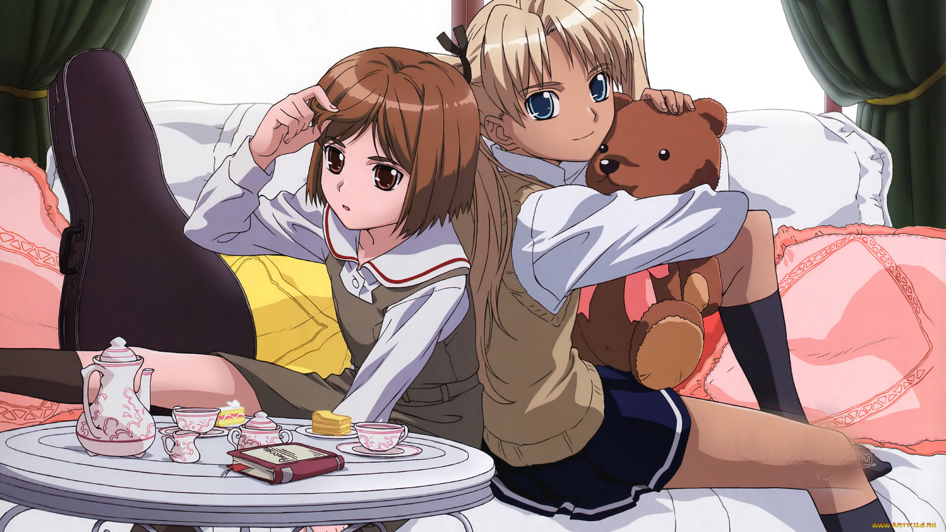 аниме, gun, slinger, girl