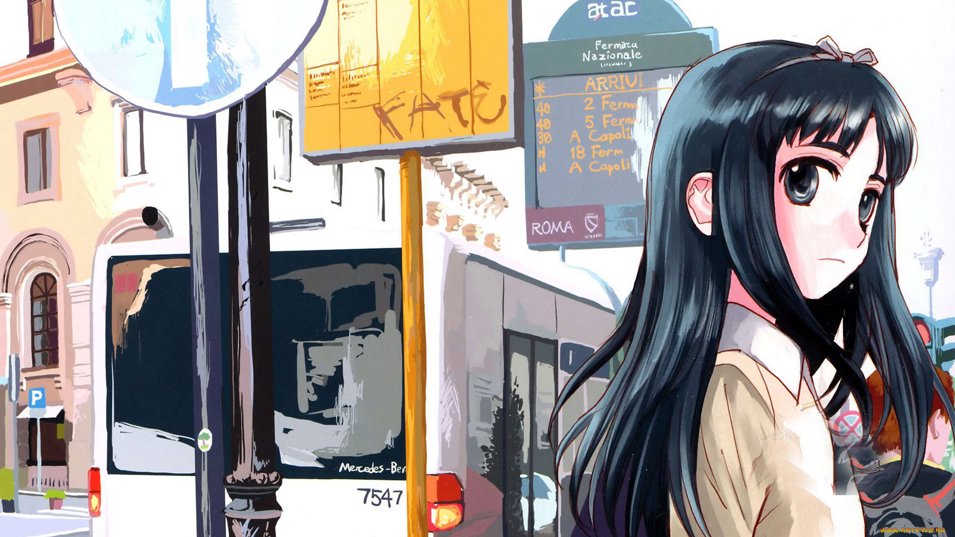 аниме, gun, slinger, girl