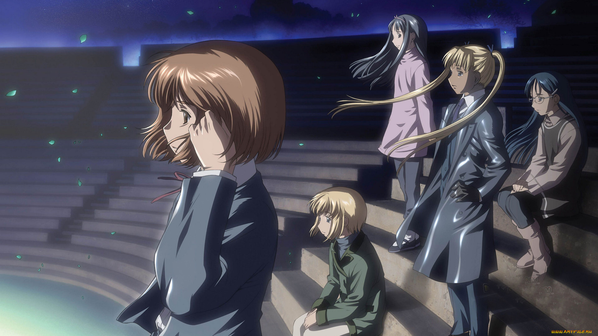 аниме, gun, slinger, girl