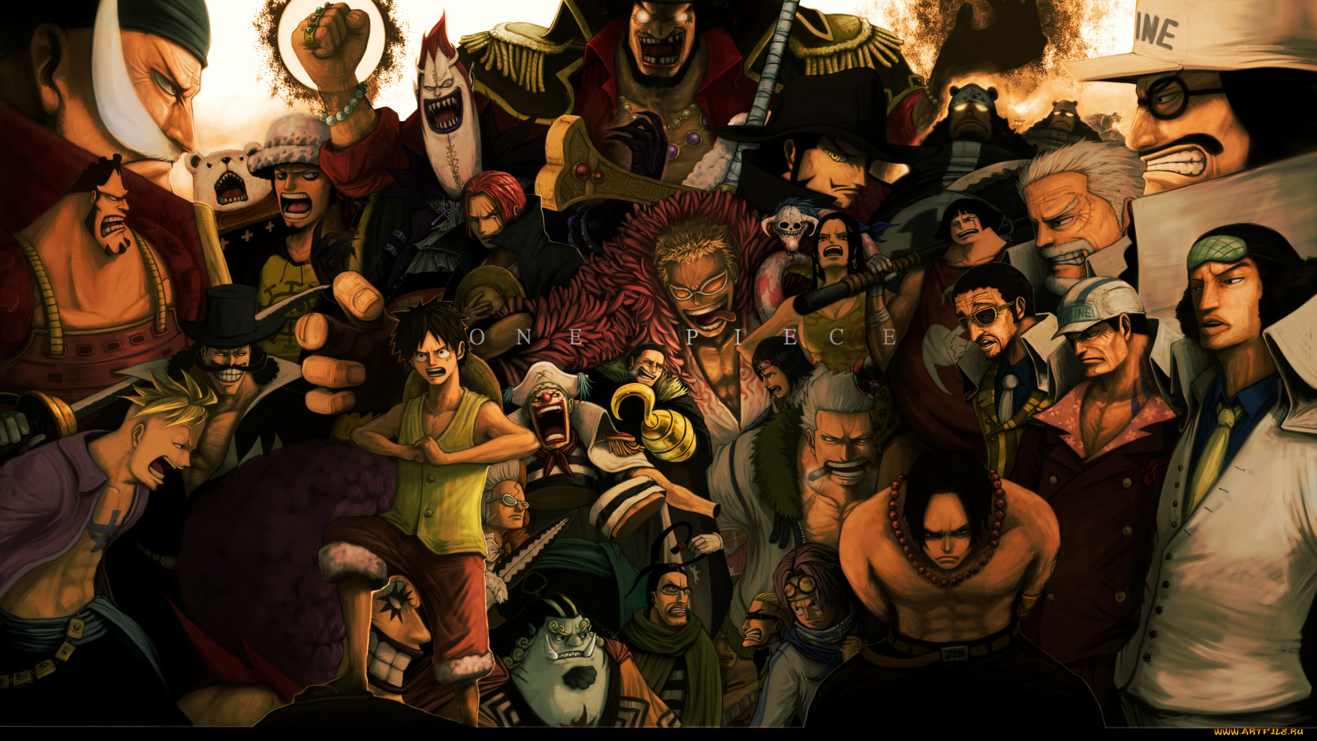 аниме, one, piece