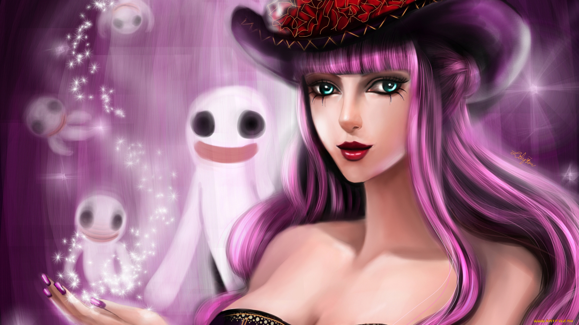 аниме, one, piece, perona