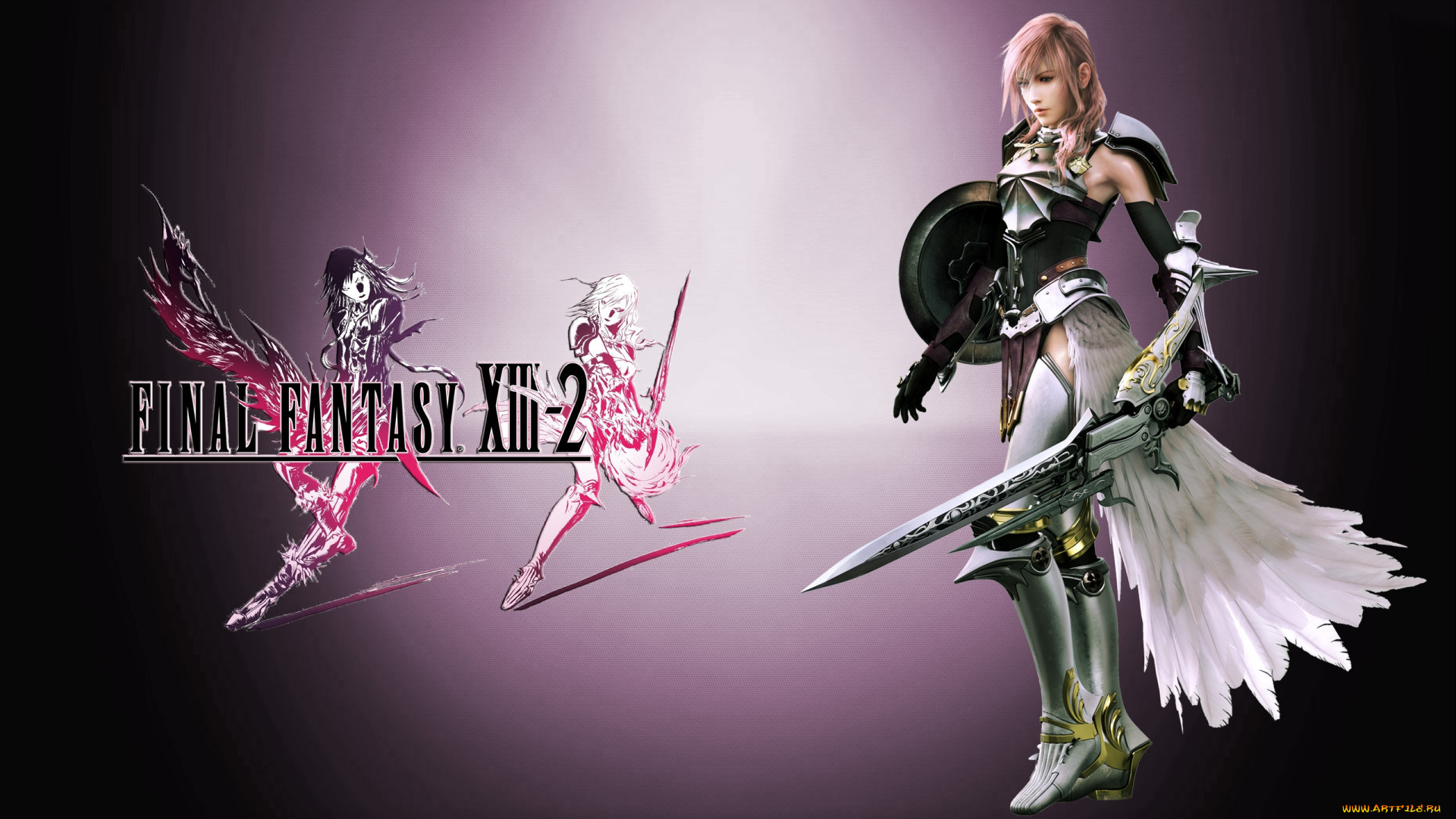 final, fantasy, xiii, видео, игры, девушка, оружие, доспехи