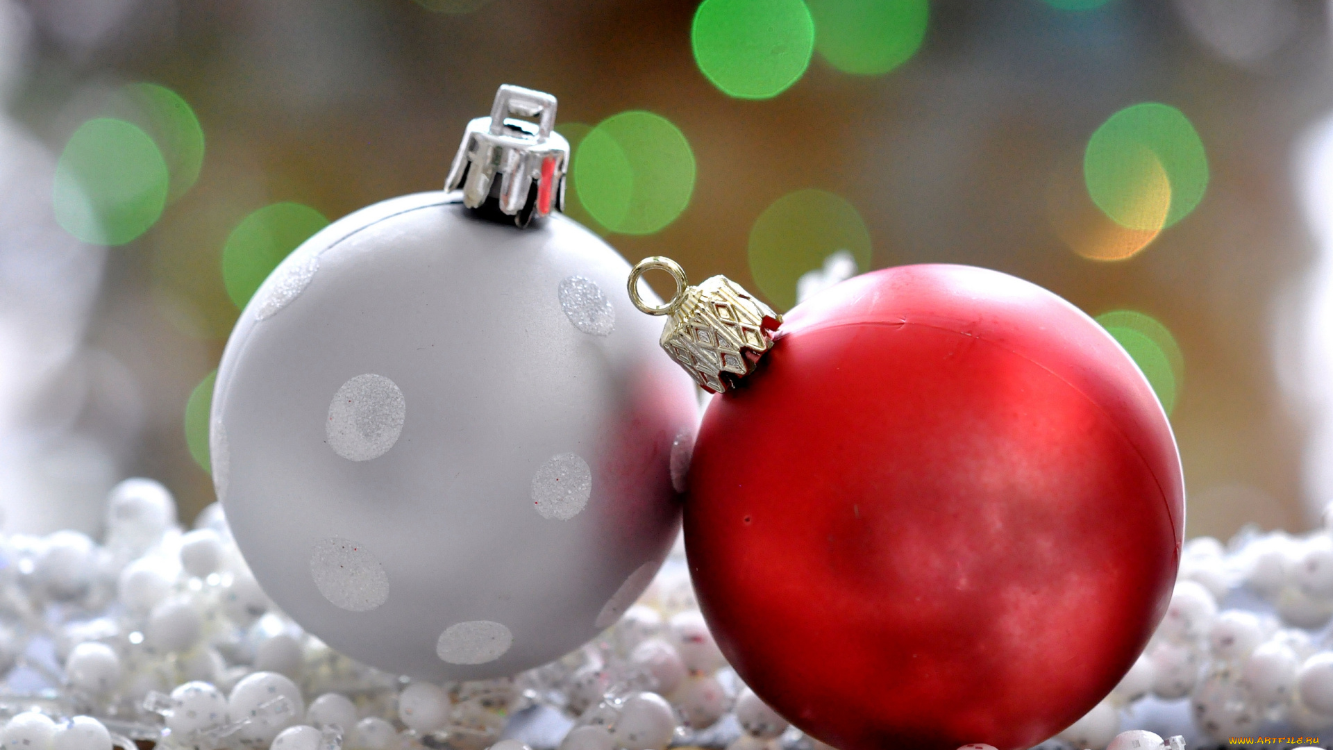 праздничные, шарики, бусинки