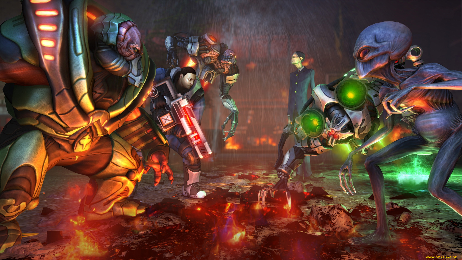 xcom, enemy, unknown, видео, игры, битва, существа