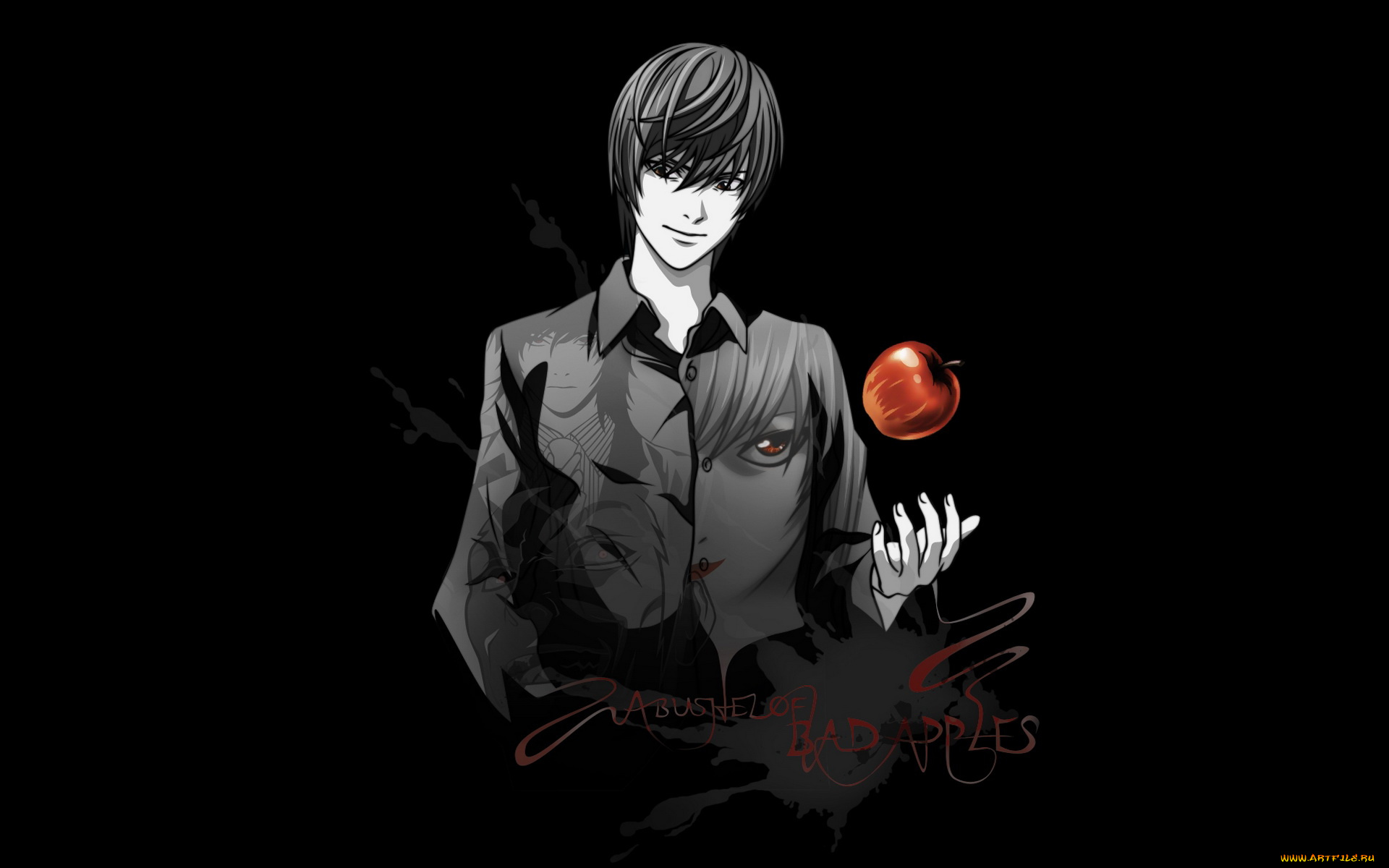 аниме, death, note