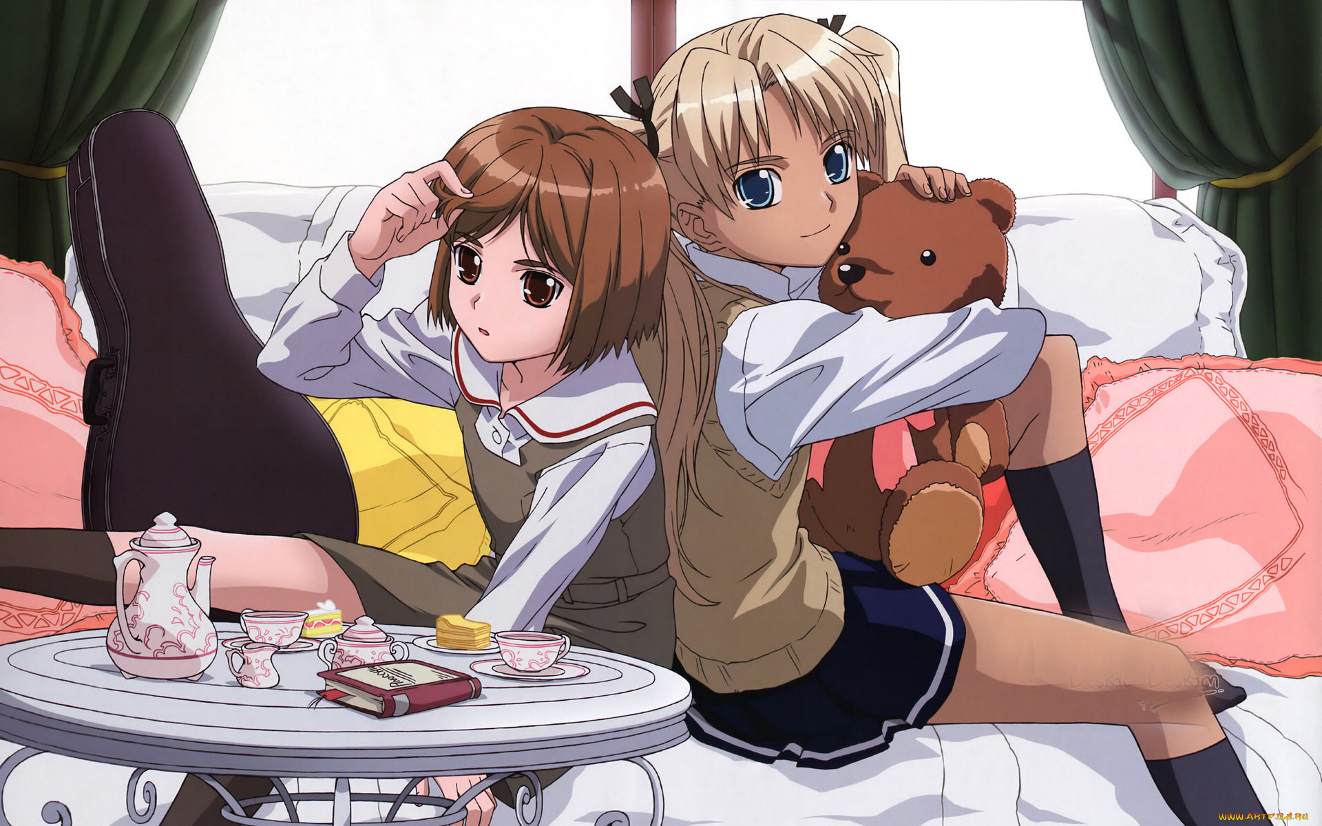 аниме, gun, slinger, girl