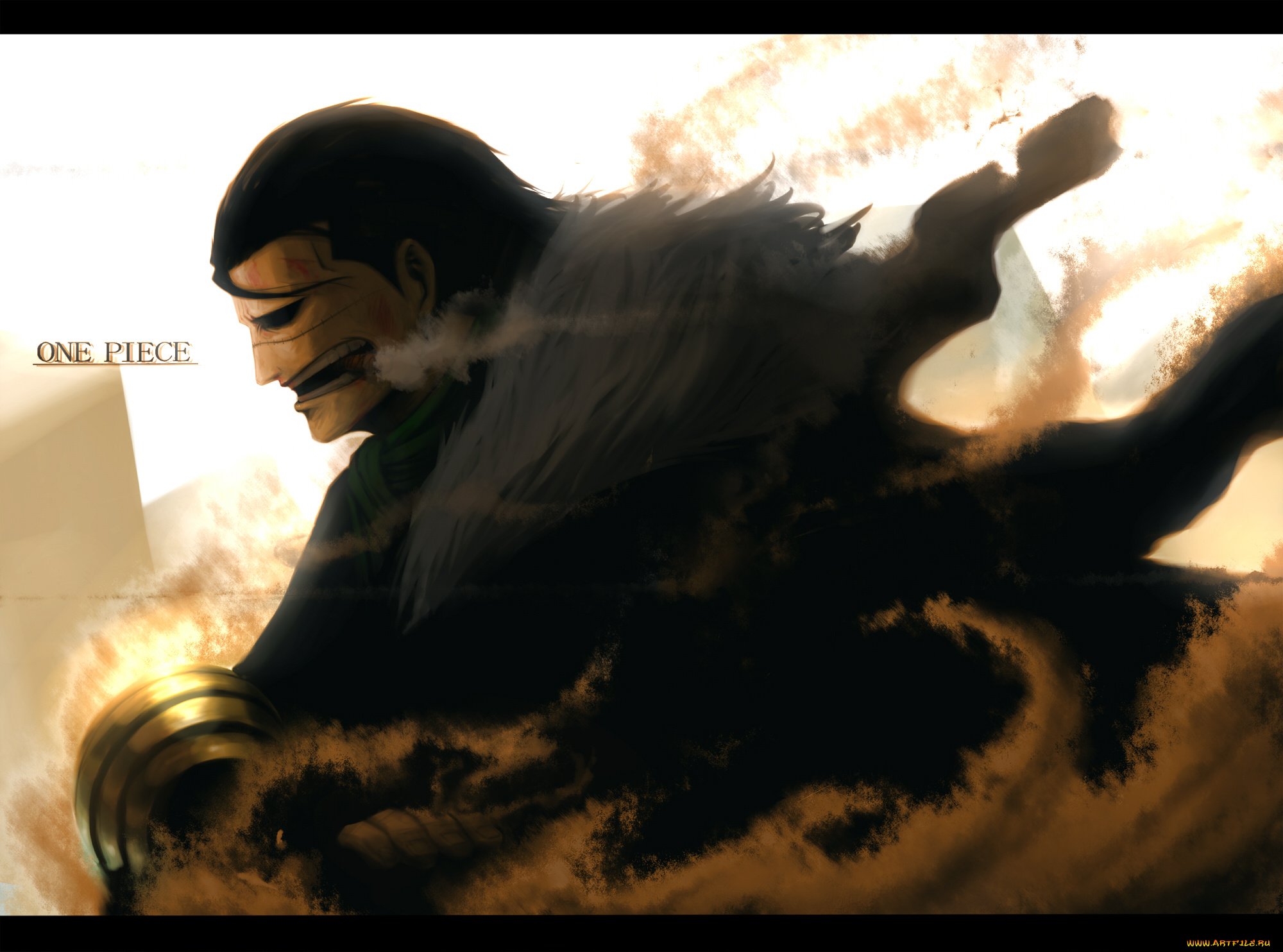 аниме, one, piece, sir, crocodile