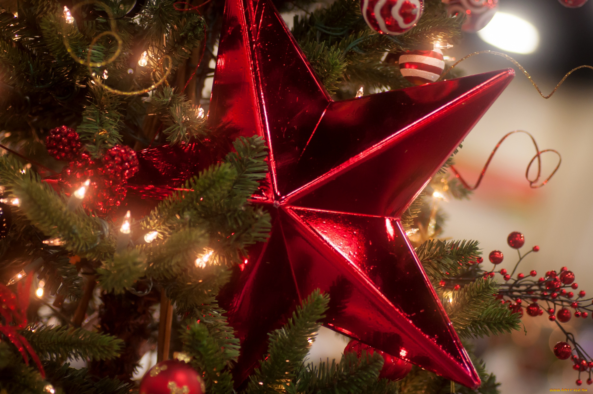 праздничные, снежинки, звёздочки, звезда