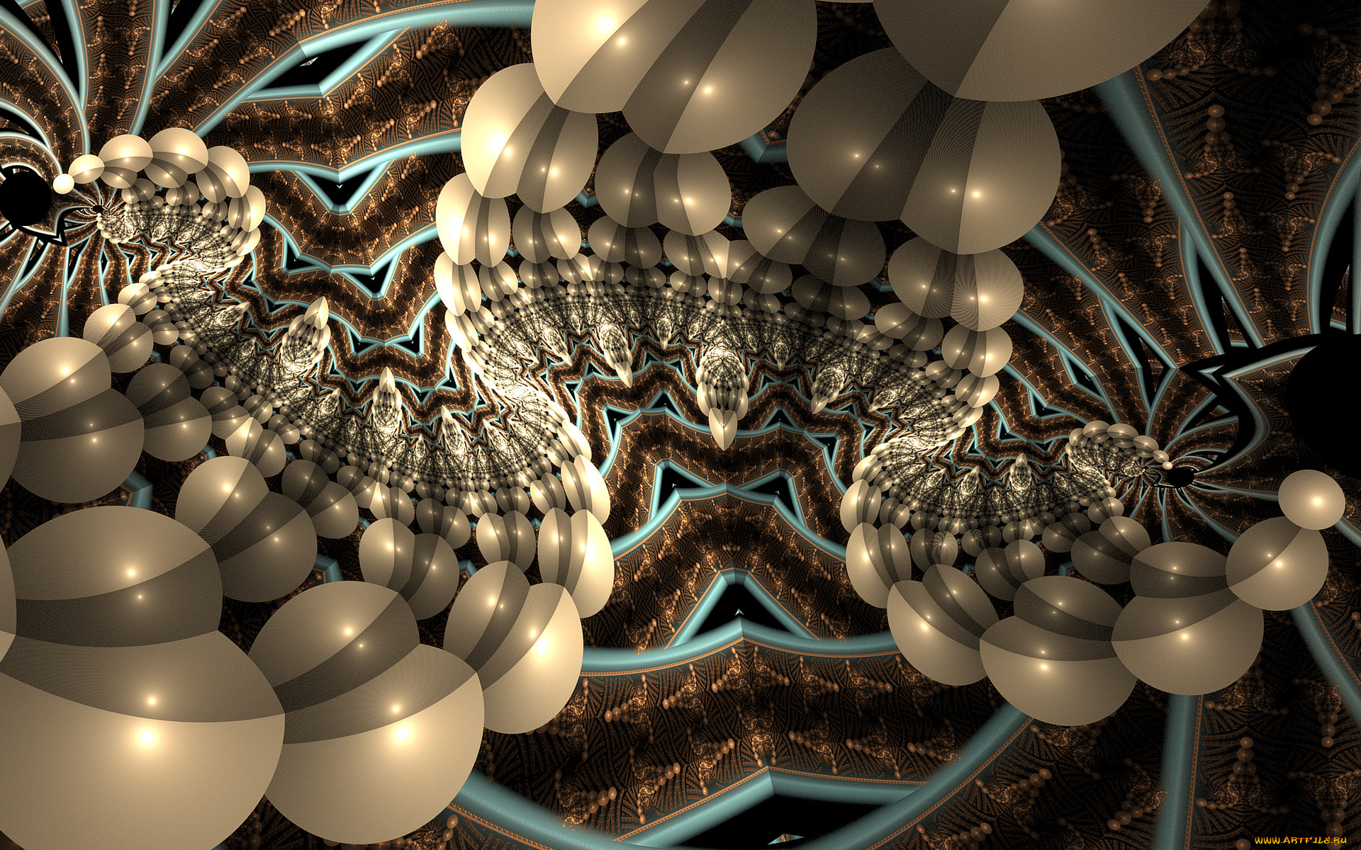 3д, графика, фракталы, , fractal, цвета, узор, фон