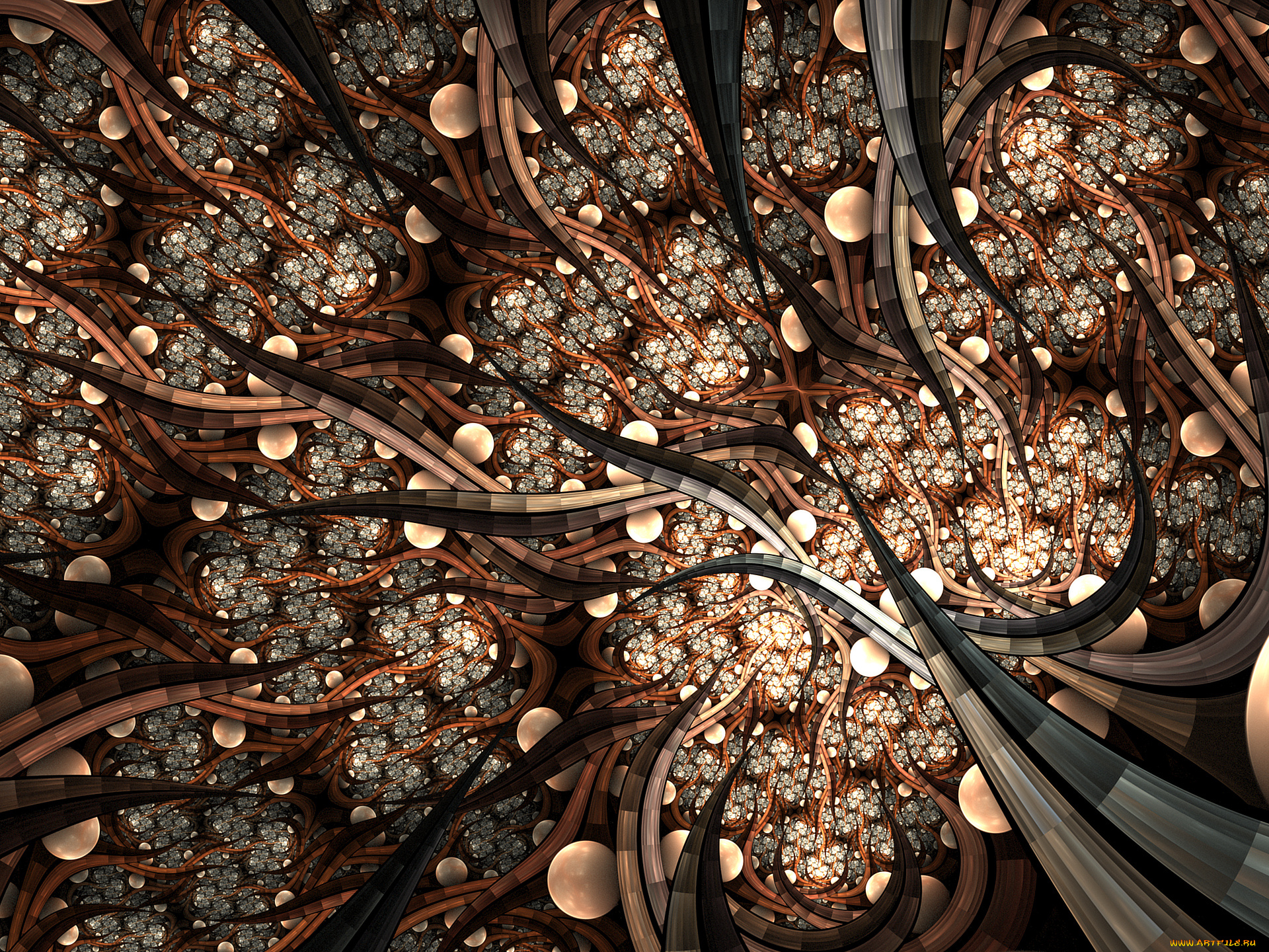 3д, графика, фракталы, , fractal, цвета, фон, узор