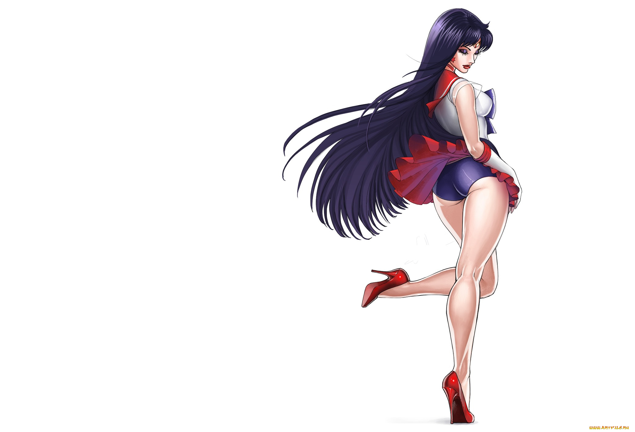 рисованное, люди, фон, белый, костюм, брюнетка, девушка