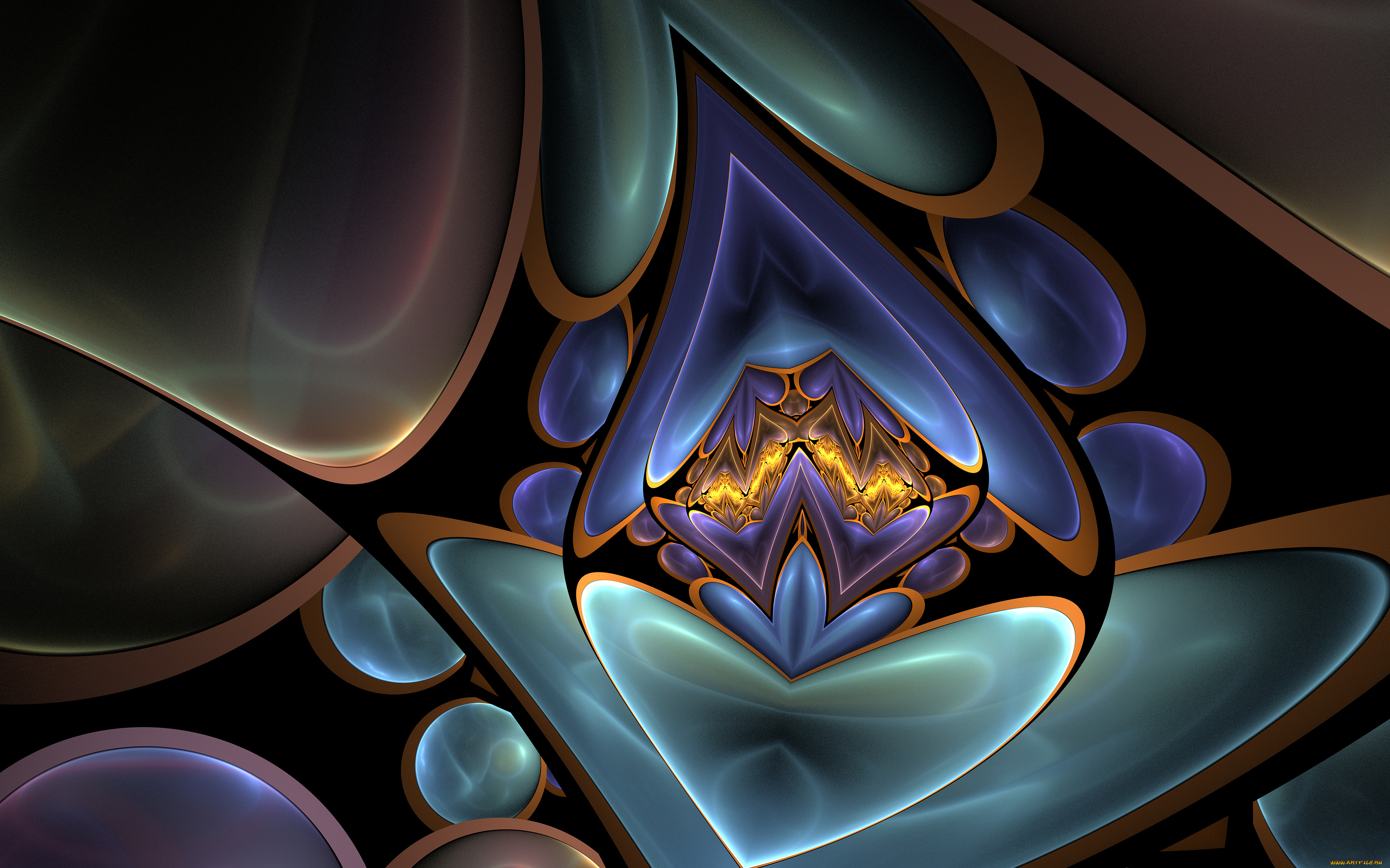 3д, графика, фракталы, , fractal, цвета, фон, узор