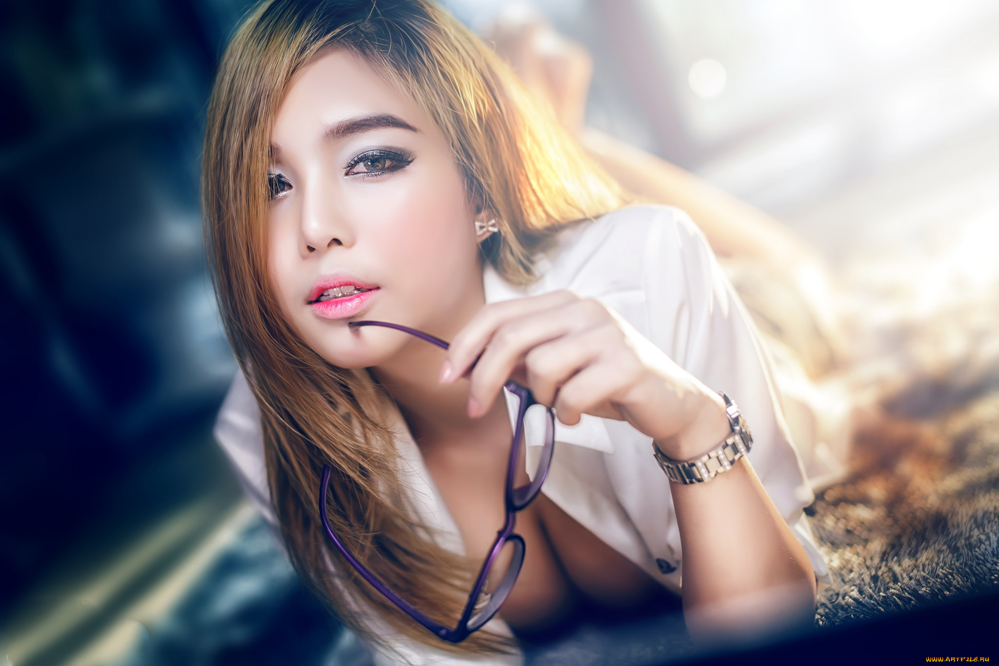 девушки, -unsort, , азиатки, взгляд, лицо