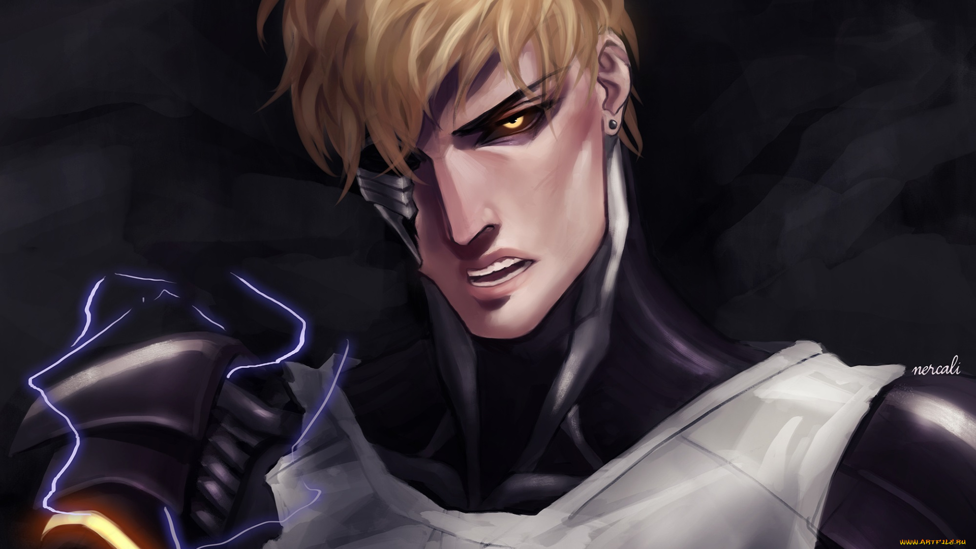 аниме, one, punch, man, генос