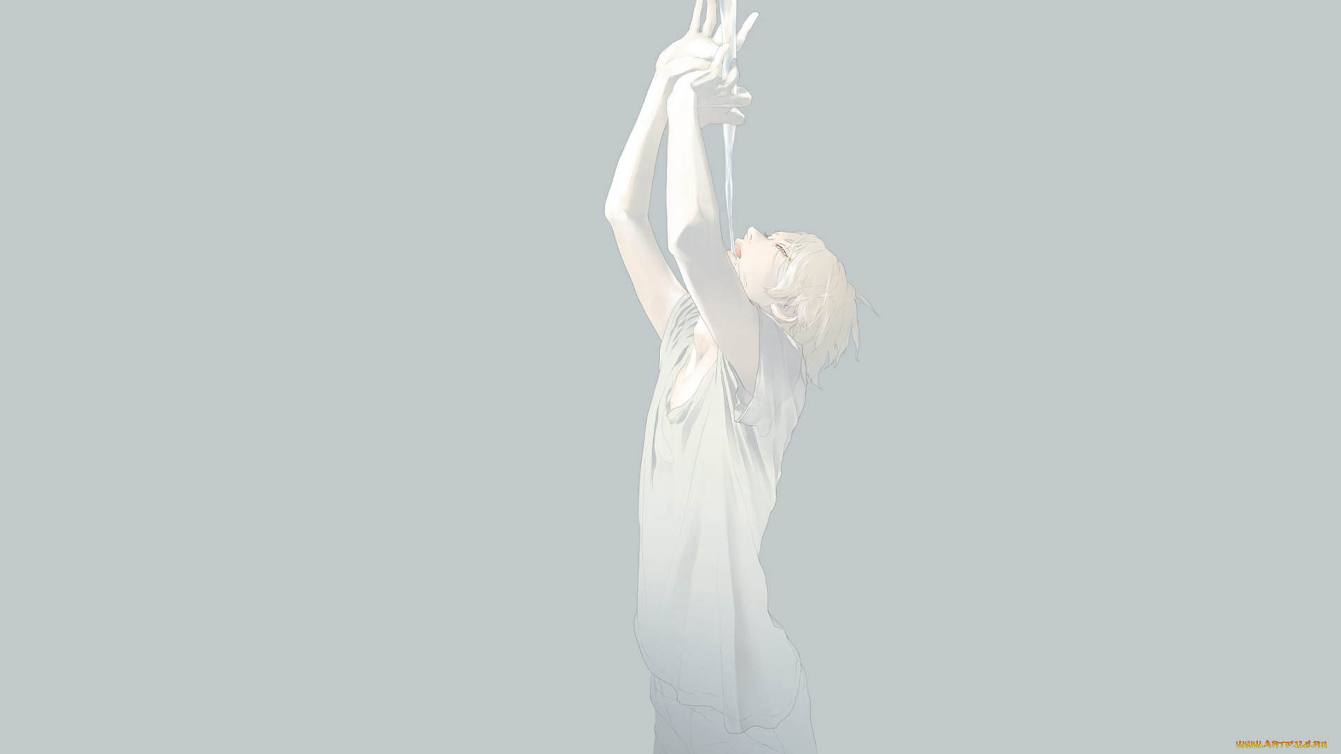 аниме, unknown, , другое, парень, жидкость