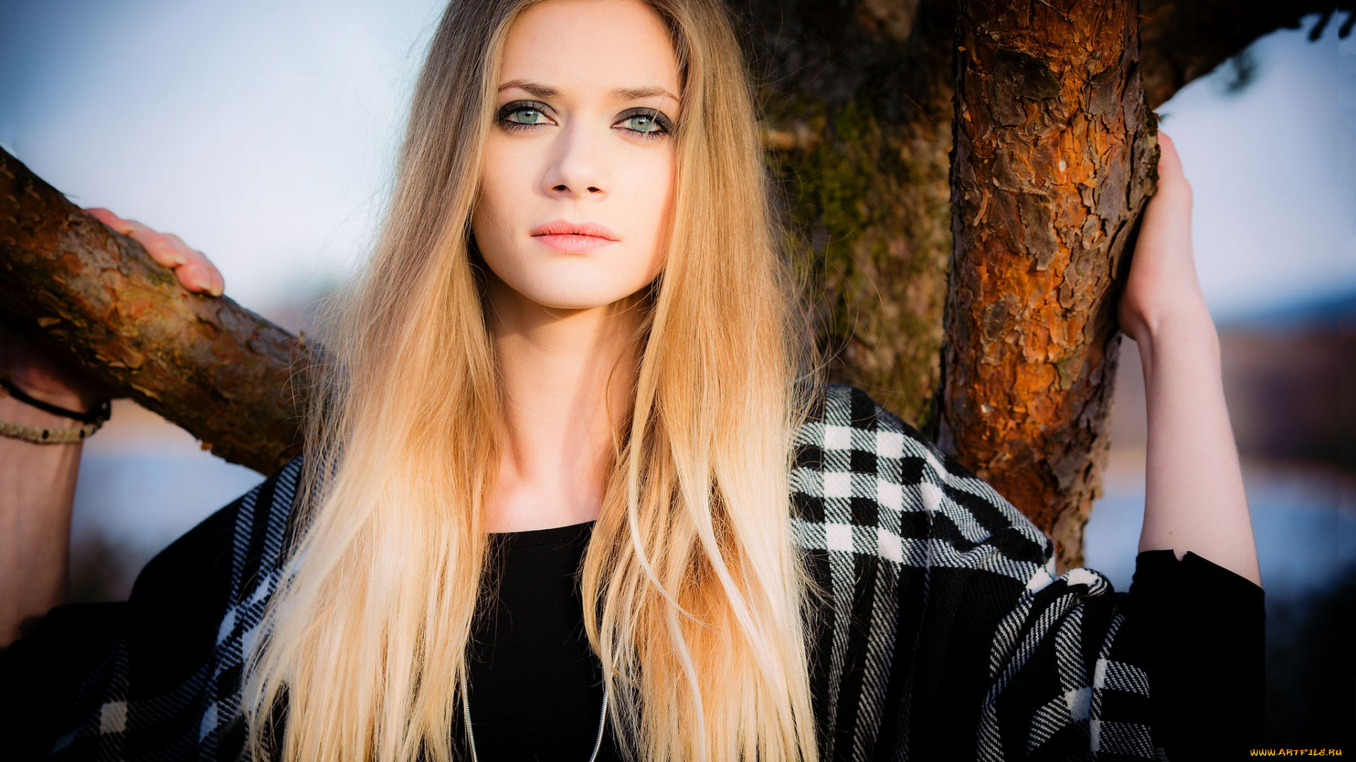 девушки, -unsort, , блондинки, взгляд, лицо