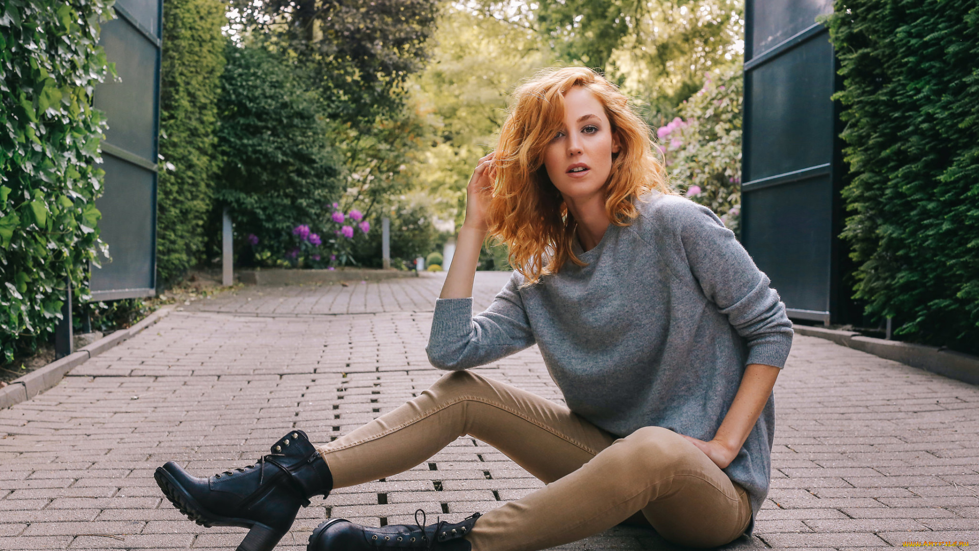 девушки, -unsort, , рыжеволосые, и, другие, взгляд, лицо